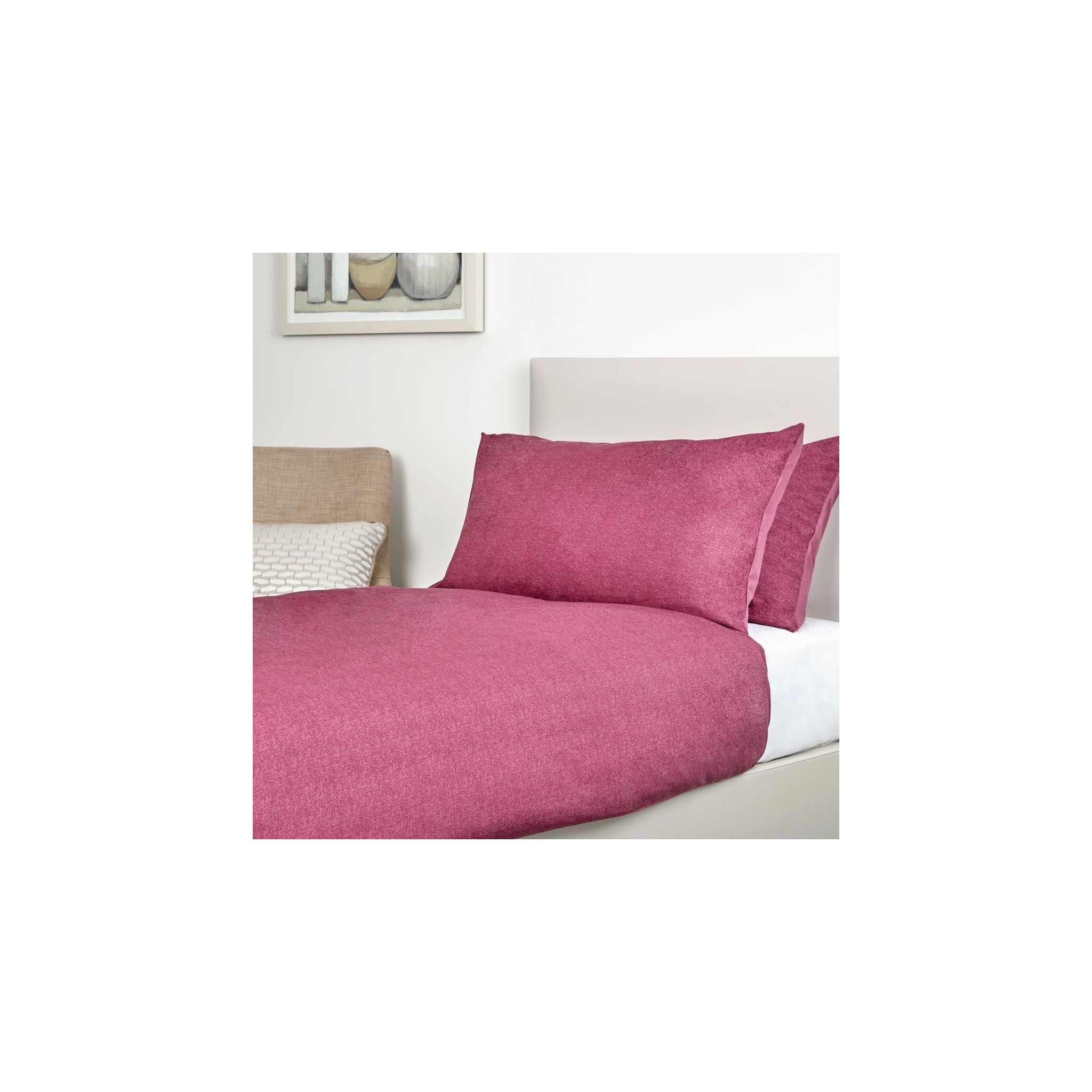 Mitre Essentials Opal HD380 Duvet Cover Plum Single