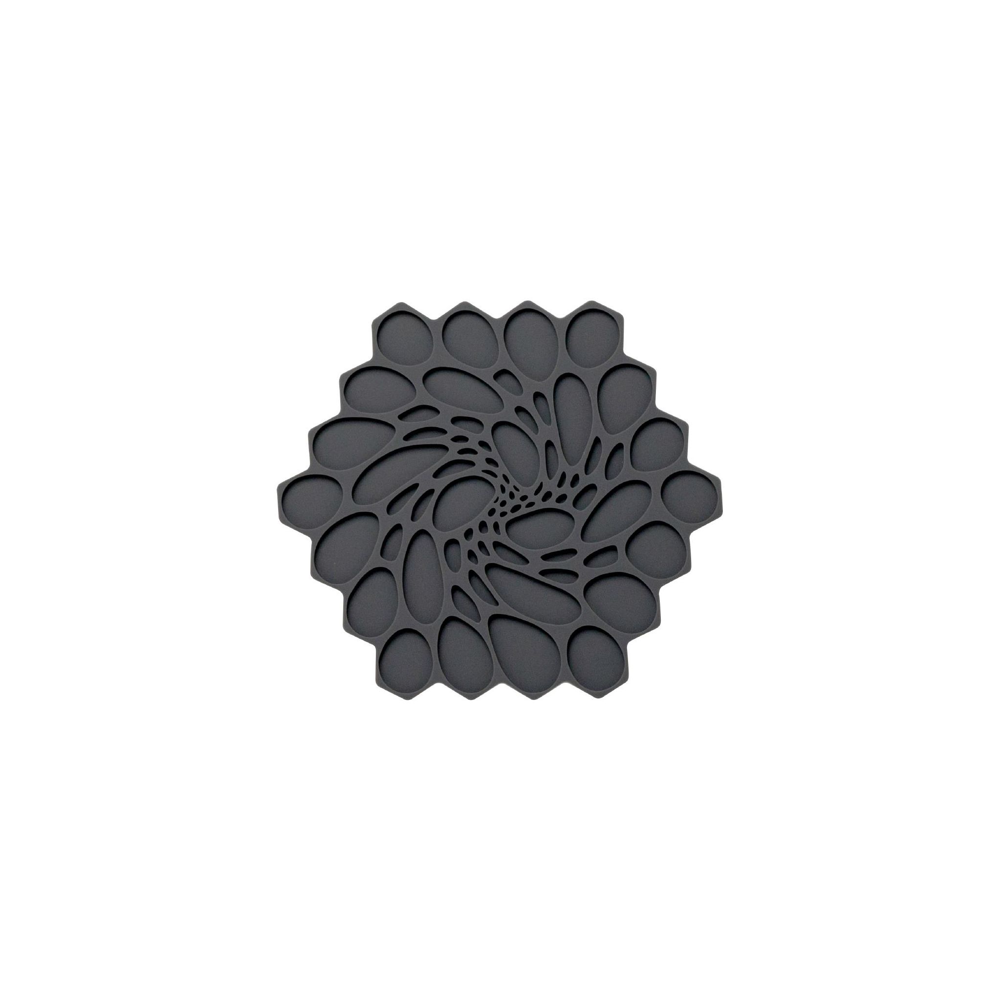 Steelite Modern Twist VV3434 Trivets Graphite Hive 178mm (Pack of 6)