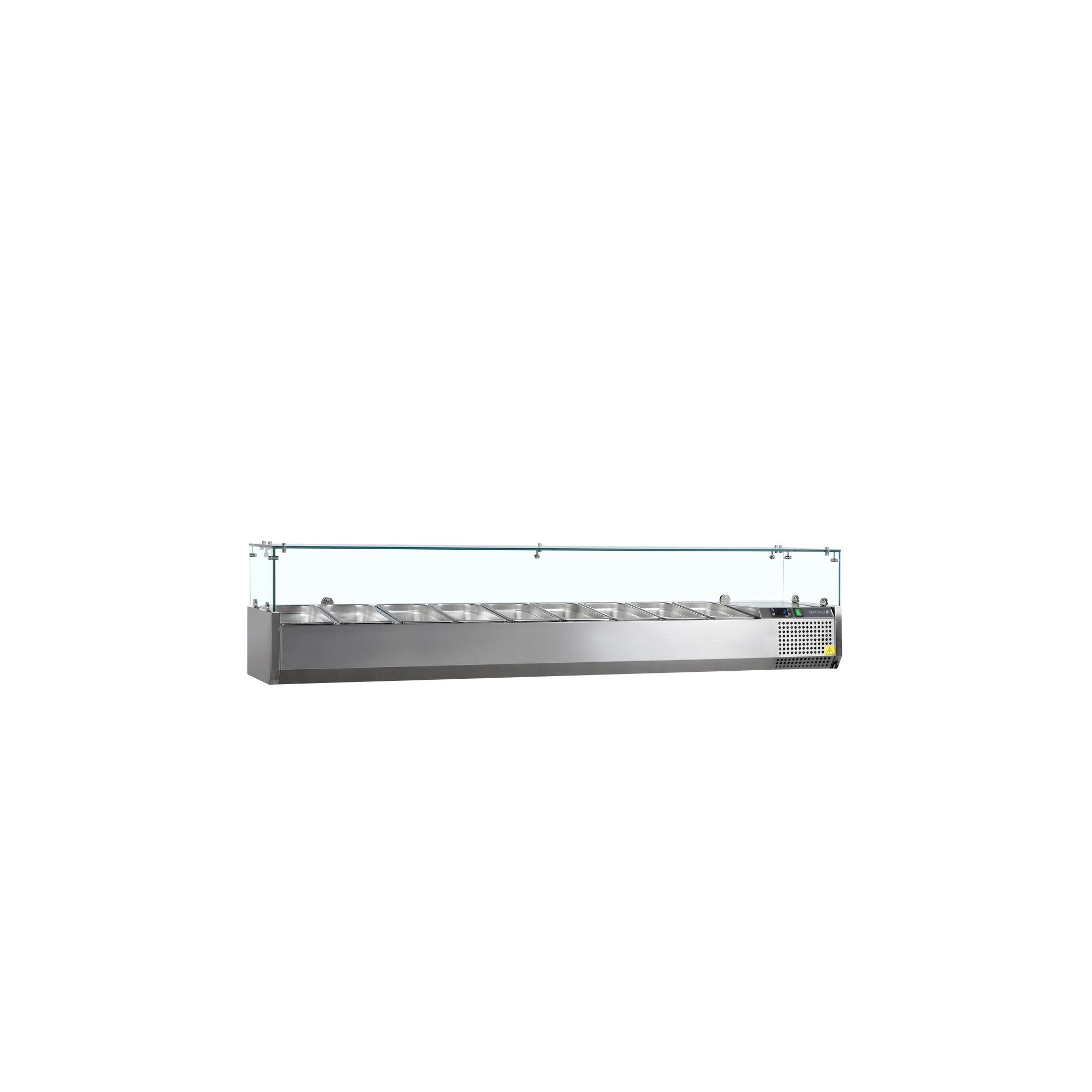 Tefcold VK38-200 9 x 1/3GN Refrigerated Countertop Food Prep Display Topping Unit