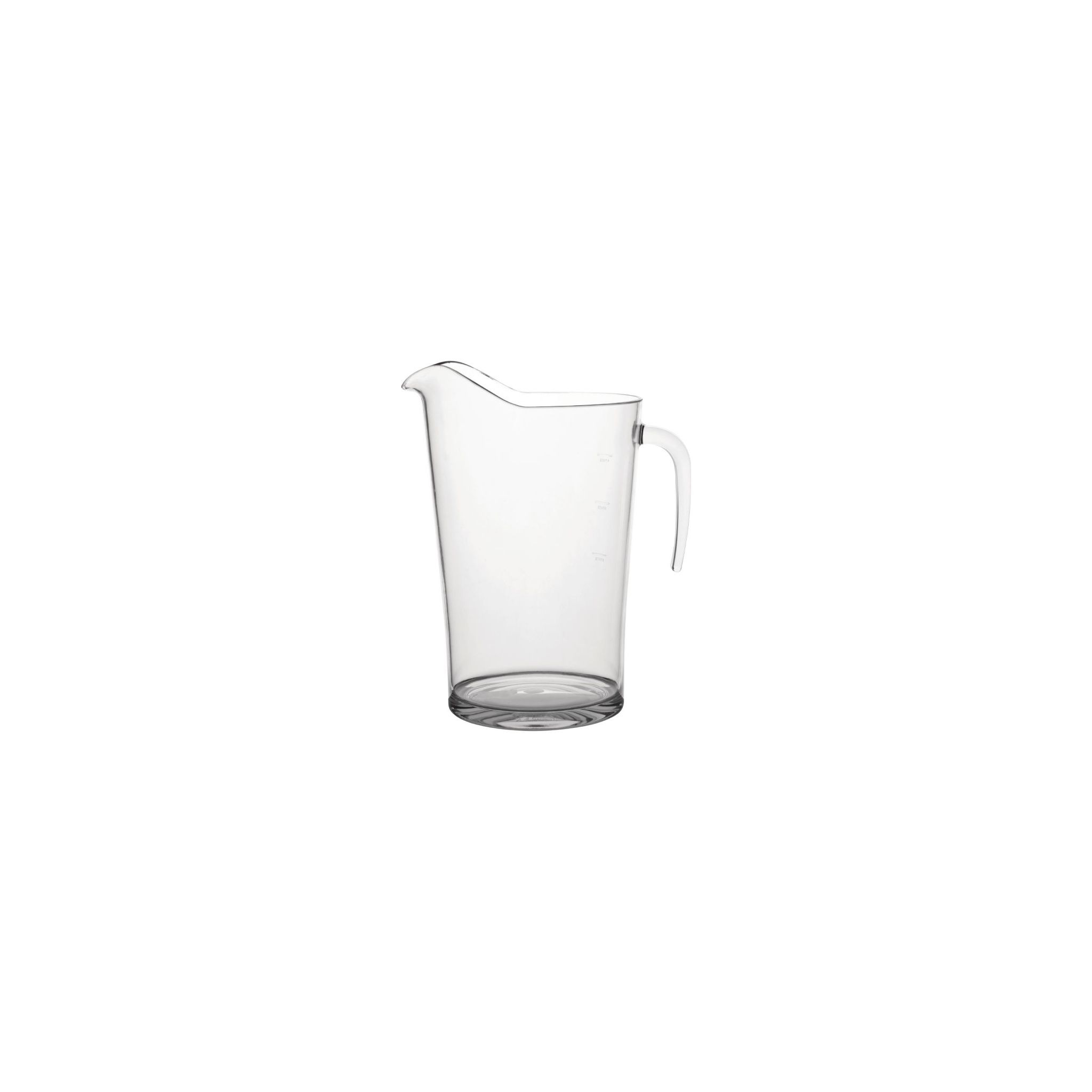 Utopia CY428 Plastic Jugs CE Marked Clear 2.27Ltr (Pack of 6)