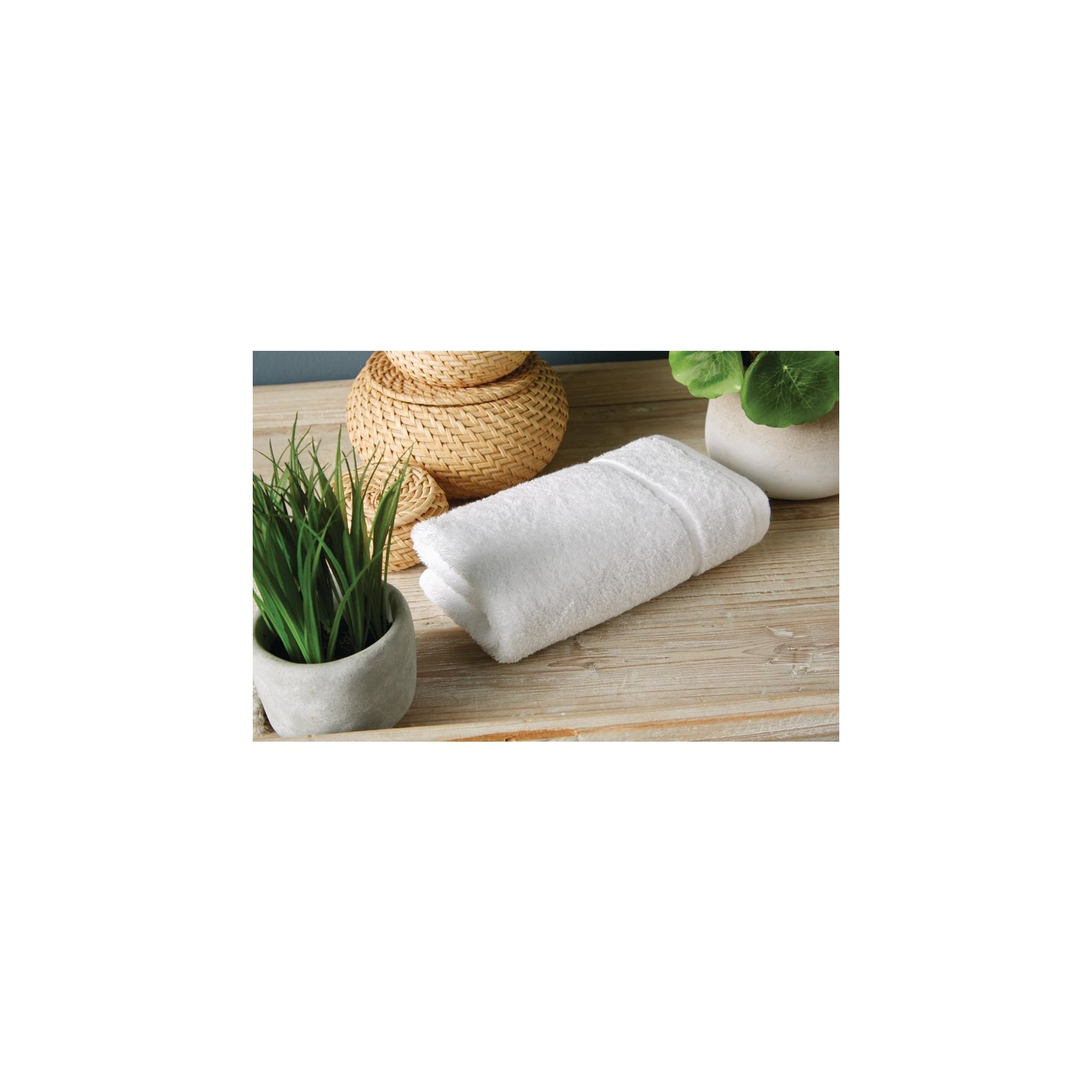 Mitre Eco HD218 Hand Towel White 50 x 90cm