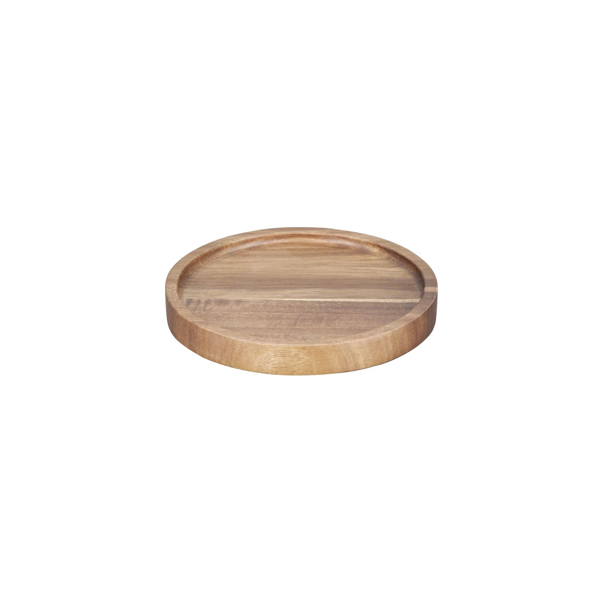 Olympia FT610 Acacia Wood Round Plate 20(H) x 150(Ø)mm