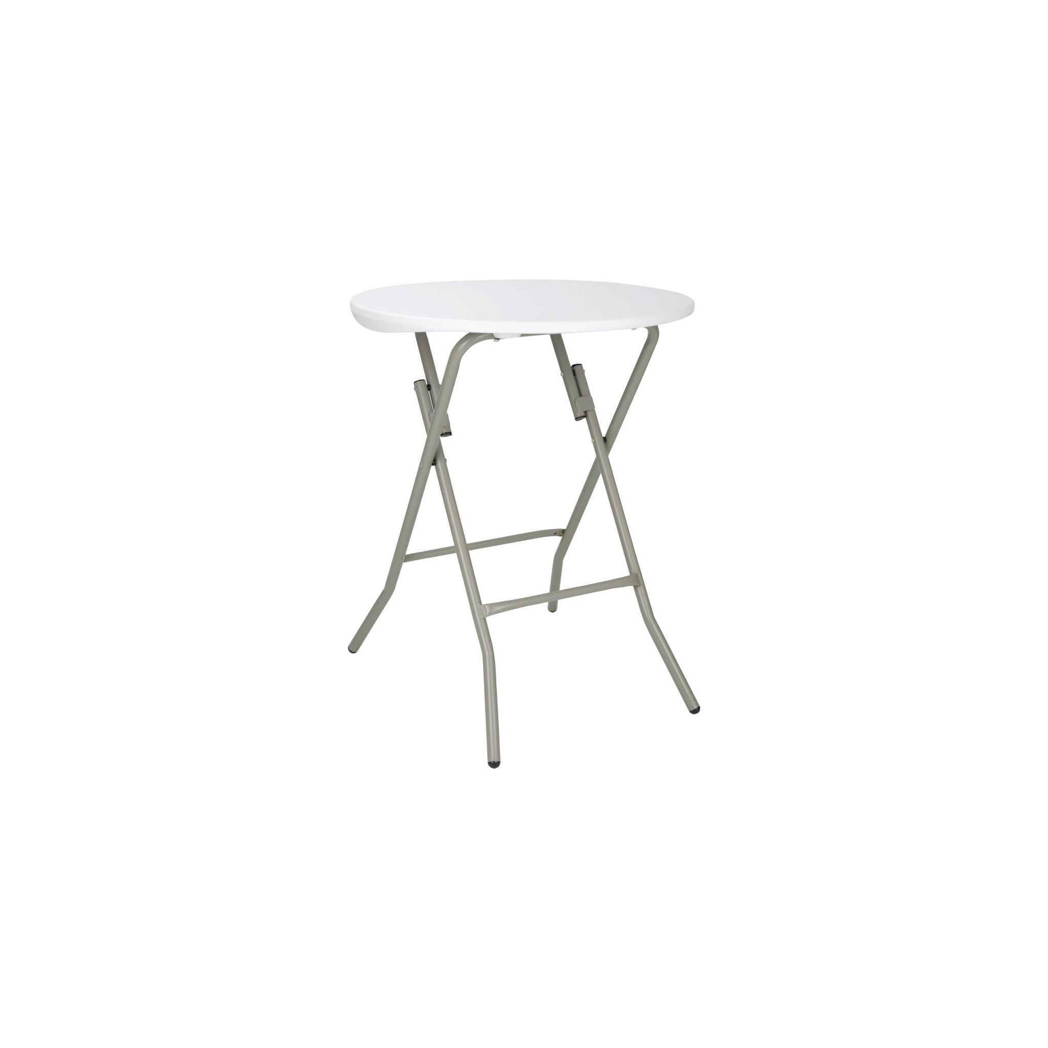 Bolero CA998 Folding Table Round Granite White