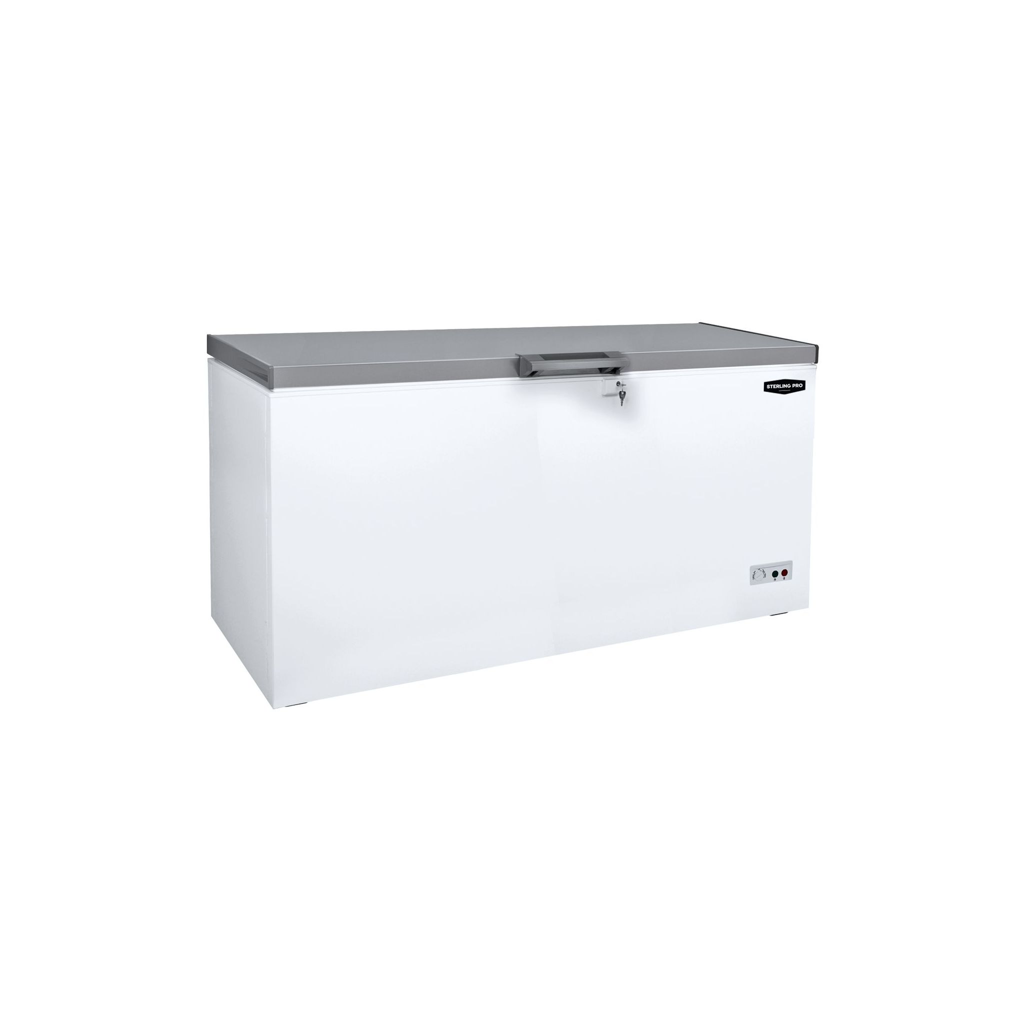 Sterling Pro Green SPC465SS 469 Ltr White Triple Mode Chest Freezer With Stainless Steel Lid