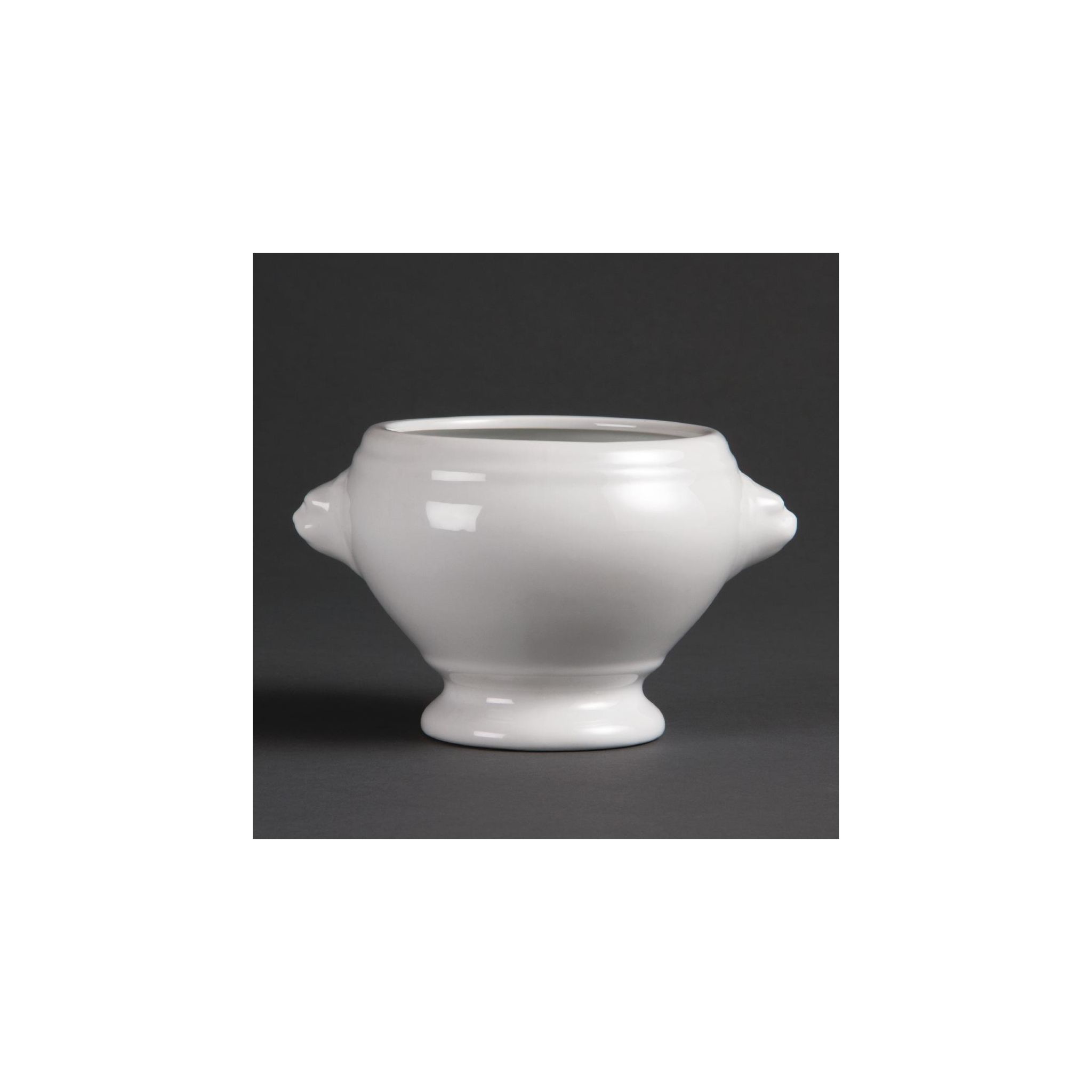 Olympia Whiteware W442 Lion Head Soup Bowls 475ml 16.5oz (Pack of 6)