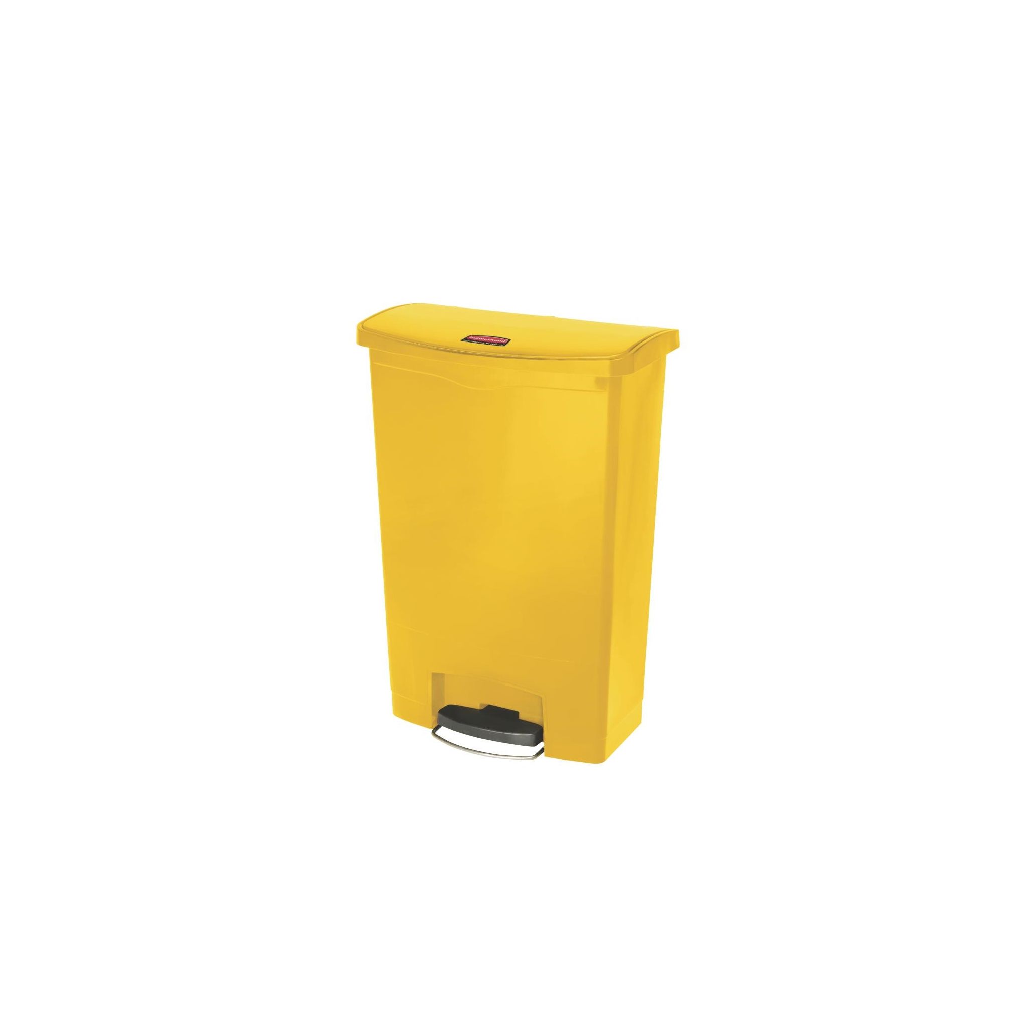 Rubbermaid CW593 Slim Jim Step on Bin Front Pedal 90Ltr Yellow