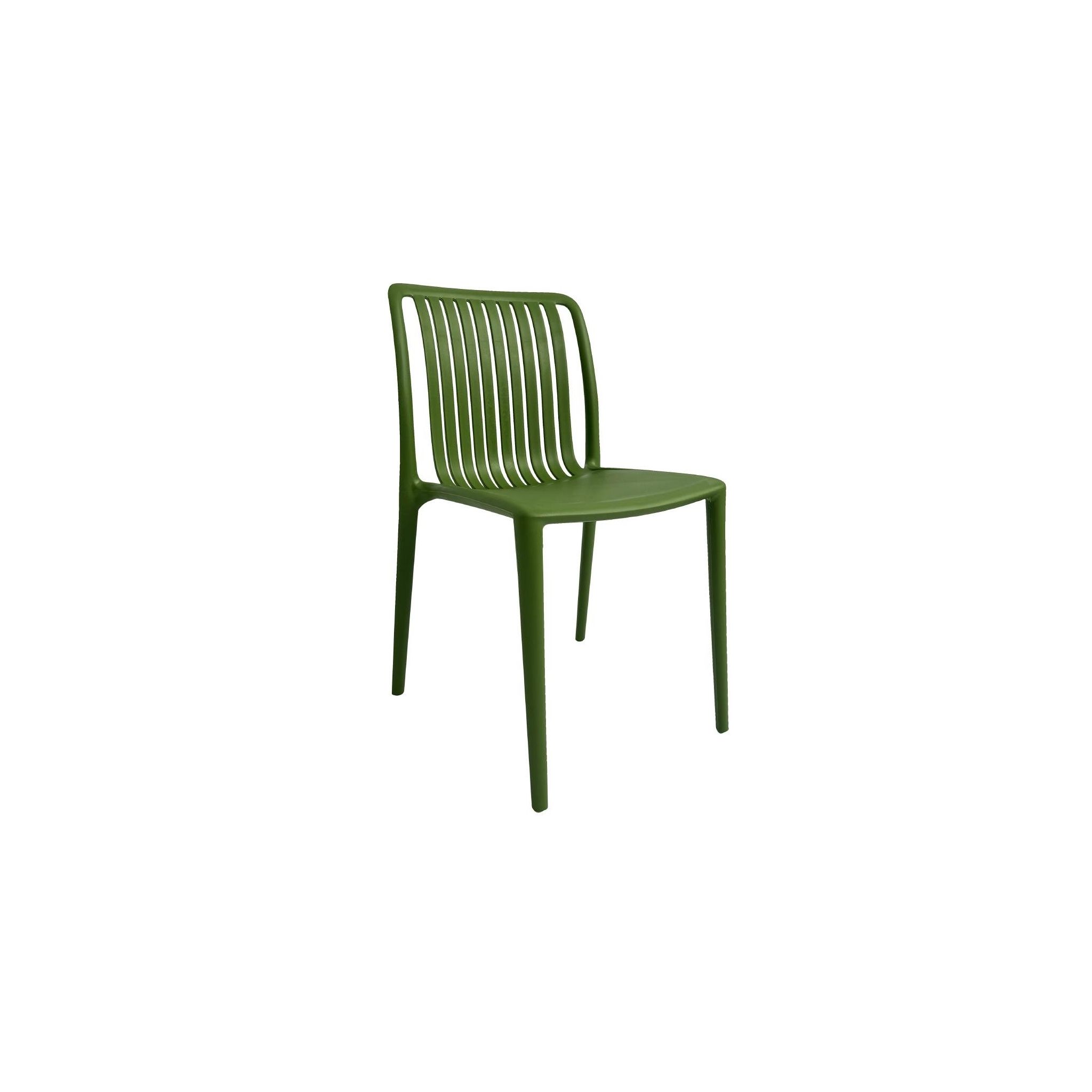 Bolero Verona DX978 Set of 2 Cafe Chairs - Forest Green