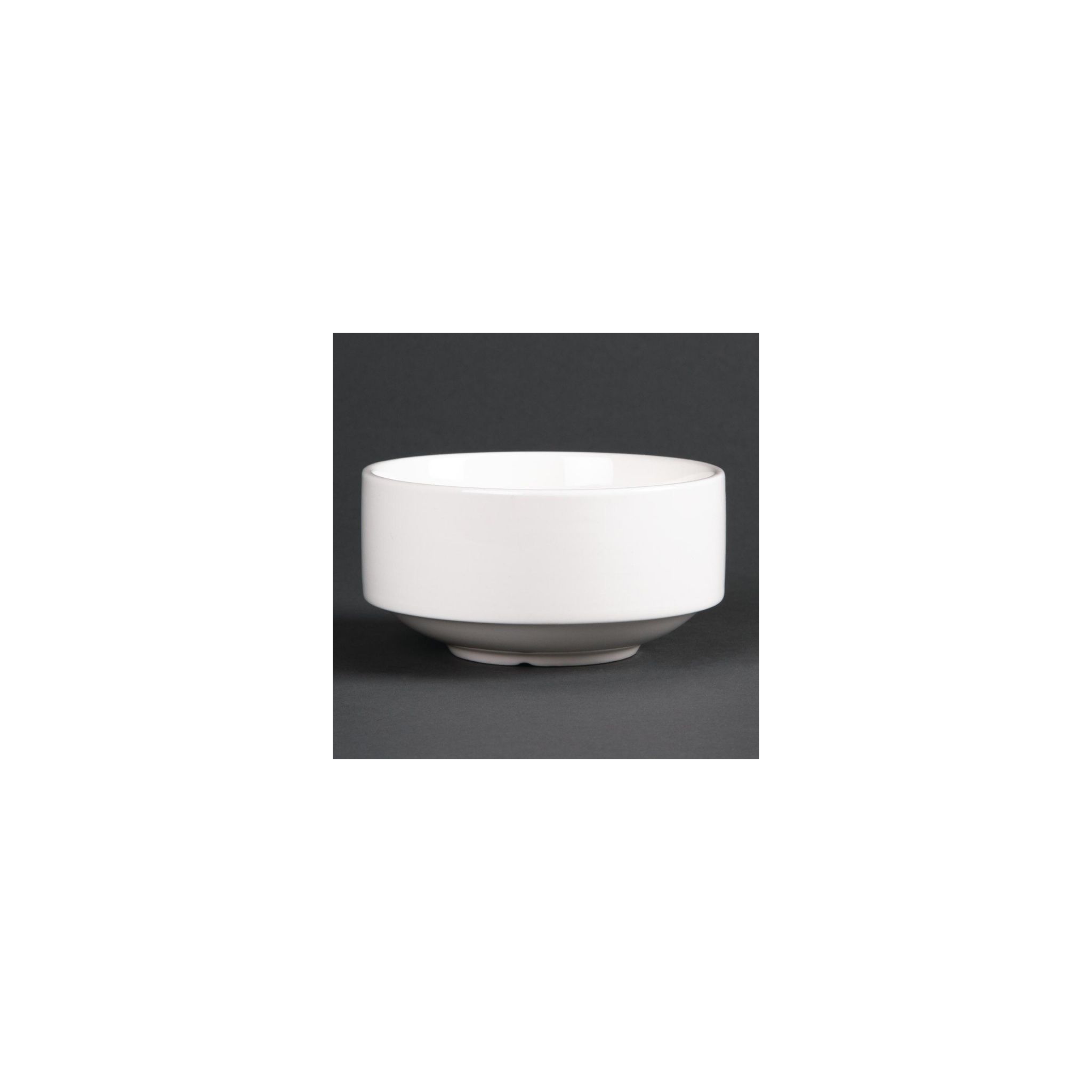Olympia Lumina CF379 Stacking Soup Bowls 398ml (Pack of 6)