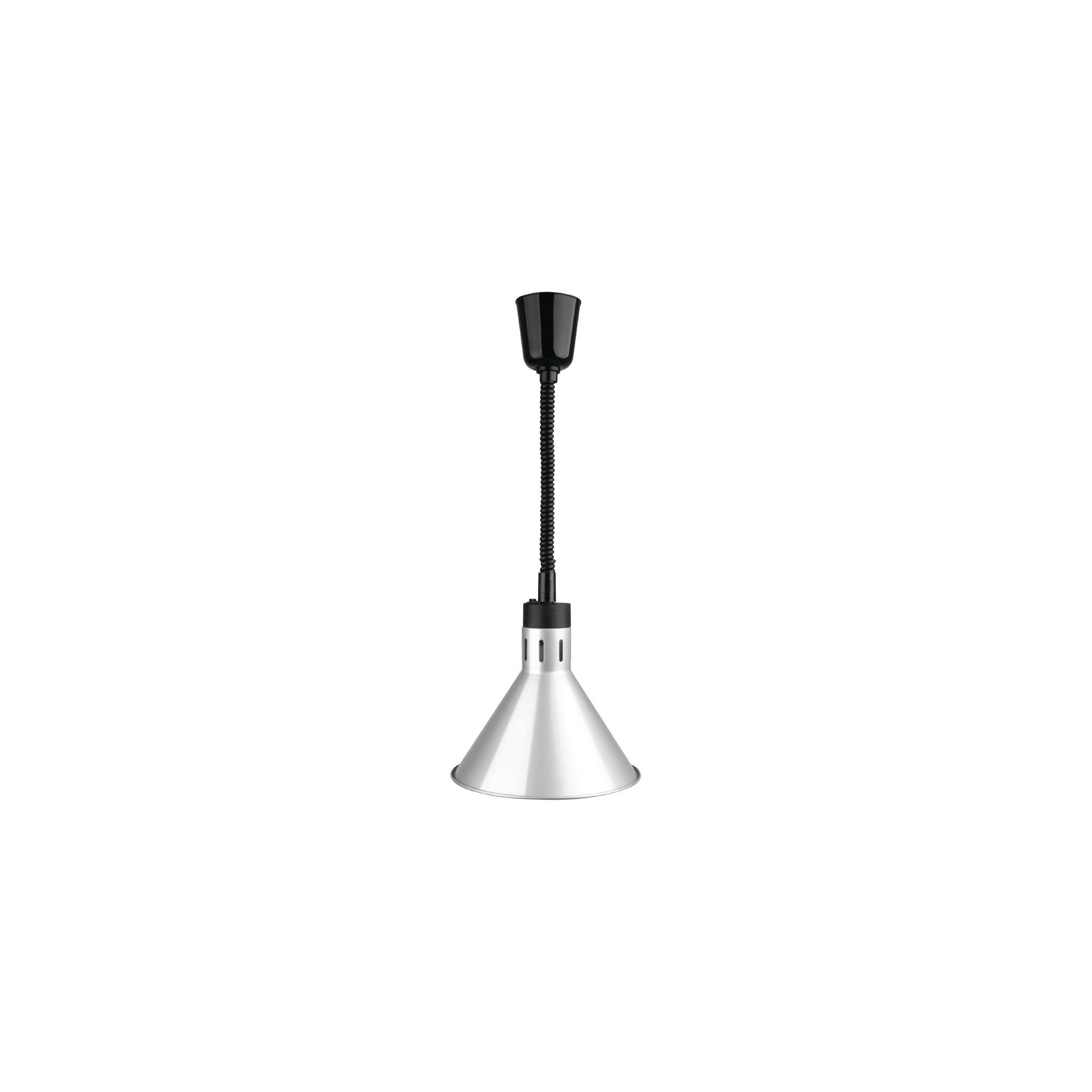 Buffalo DY464 Conical Retractable Heat Shade Silver Finish