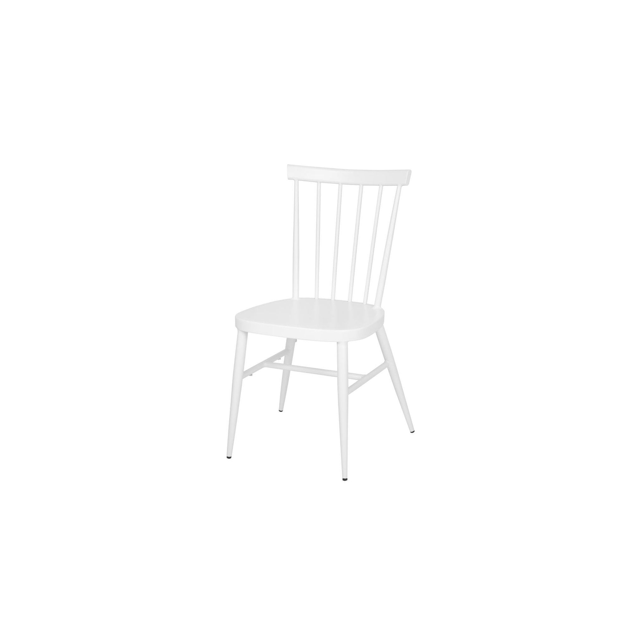 Bolero Windsor DP718 Set of 4 Aluminium Chairs White