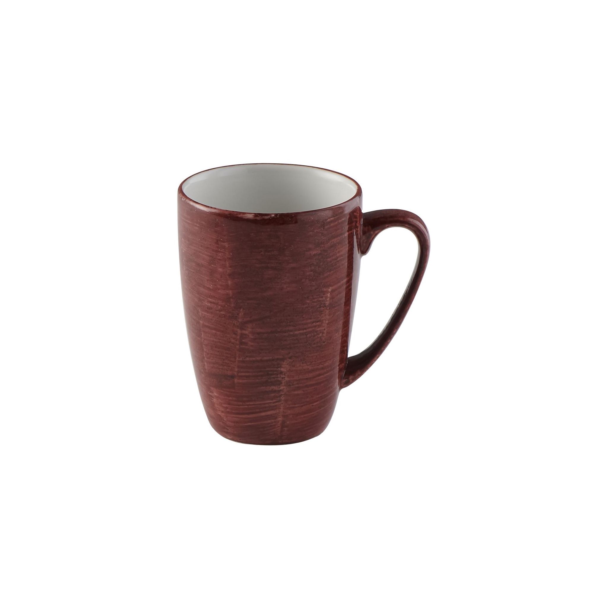 Churchill Stonecast Patina FS895 Profile Mugs Red Rust 340ml (Pack of 12)