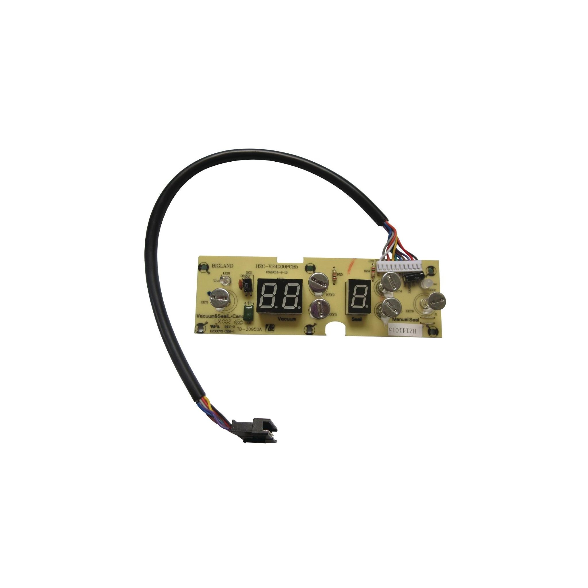 Buffalo AF900 PCB Control Panel with Insulated Wire for CD969 Vacuum Pack Machine