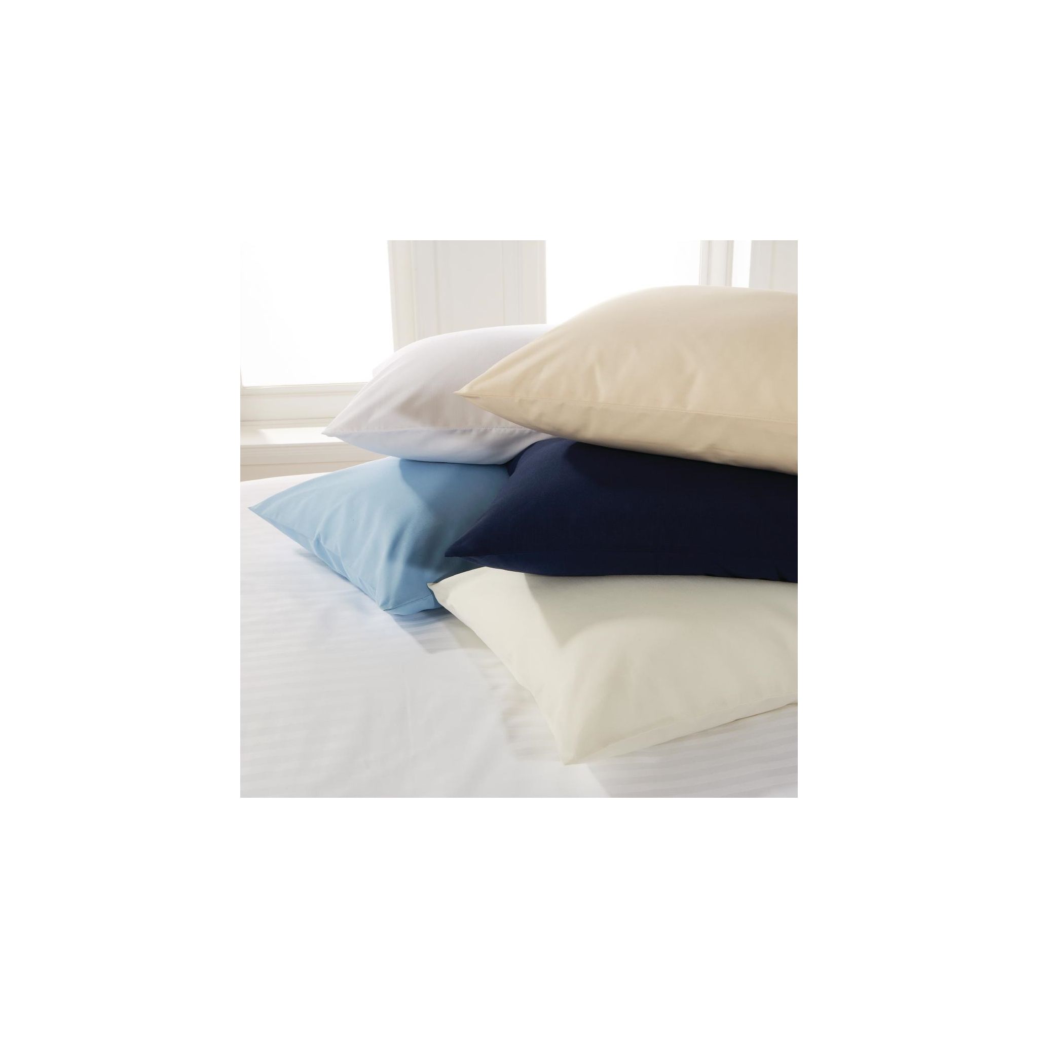 Mitre Essentials Temir GU352 Duvet Cover White Single Open