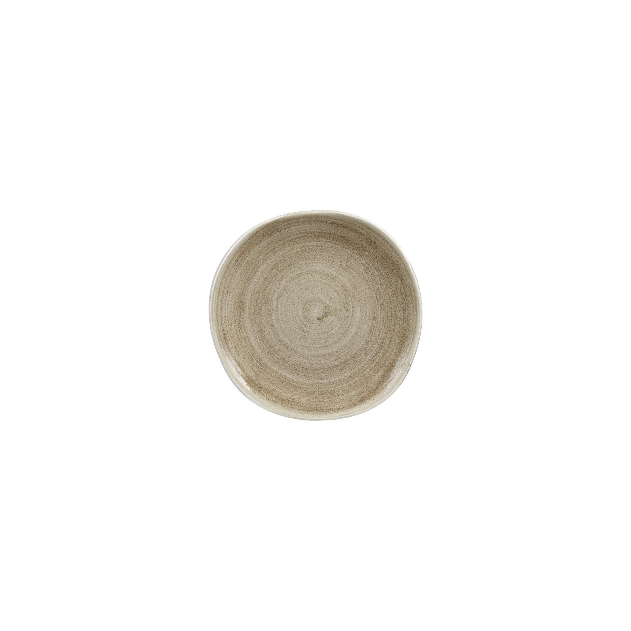 Churchill Stonecast Patina HC801 Antique Organic Round Plates Taupe 264mm (Pack of 12)