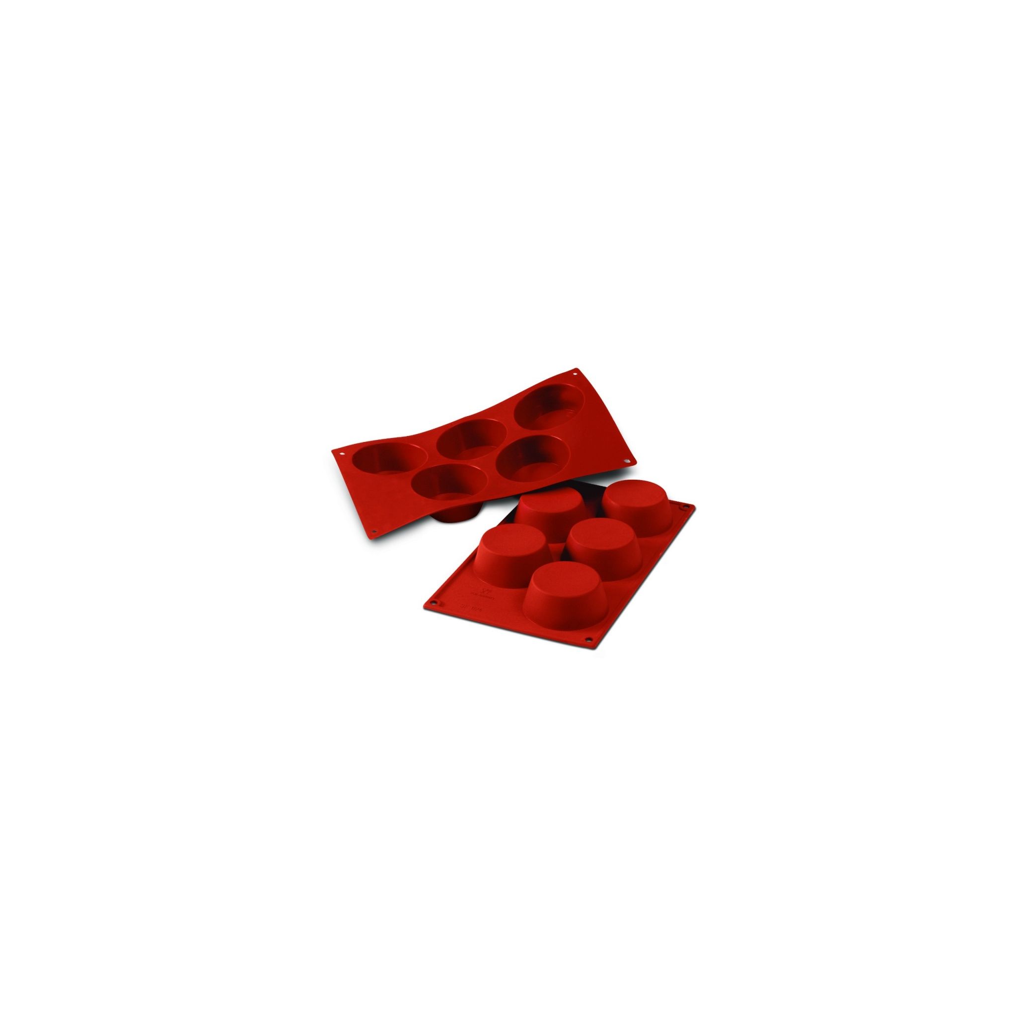 Silikomart 12250-12 5 Big Muffin 81mm Mould Sheet