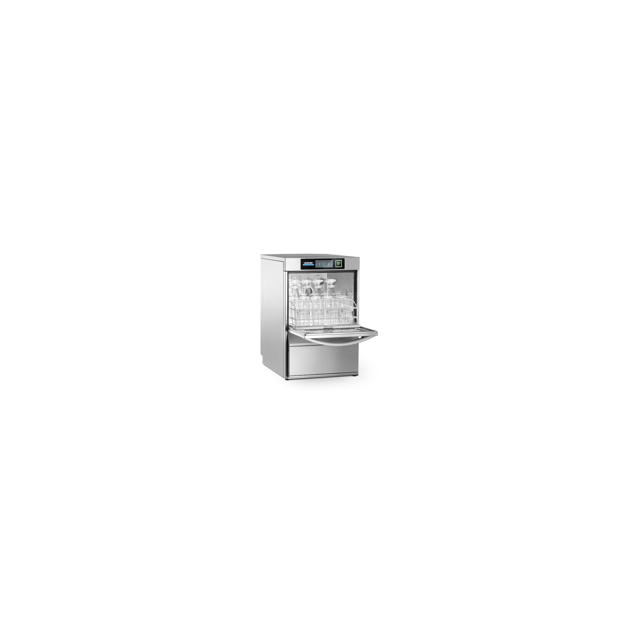 Winterhalter UC-S GWE 400mm 16 Pint Undercounter Glasswasher With Drain Pump And Water Softener - Hardwired
