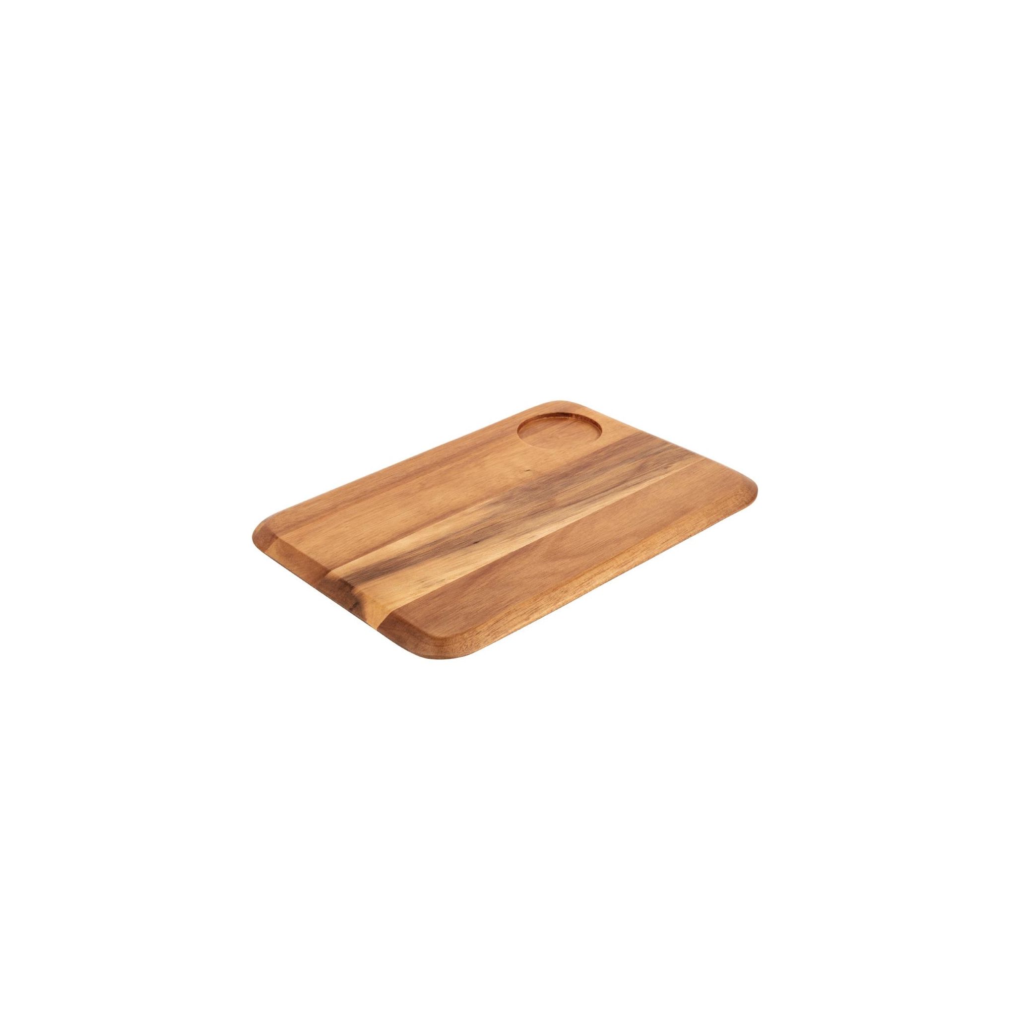 Olympia DP156 Rounded Acacia Wooden Serving Board