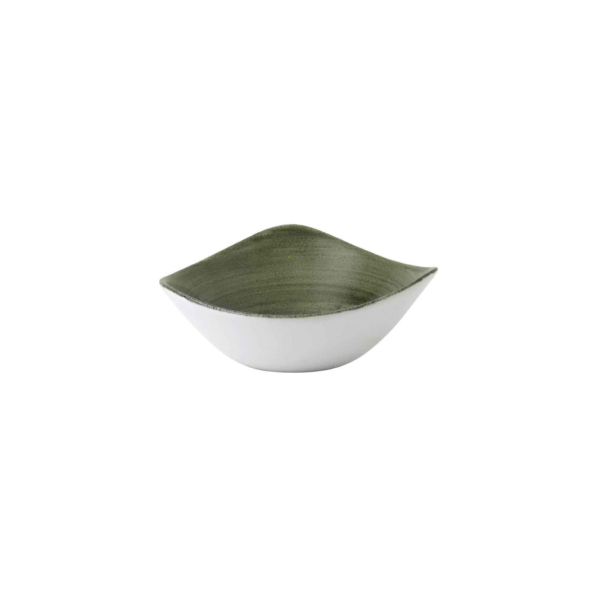 Churchill Stonecast Patina FD867 Lotus Bowls Burnished Green 178mm (Pack of 12)