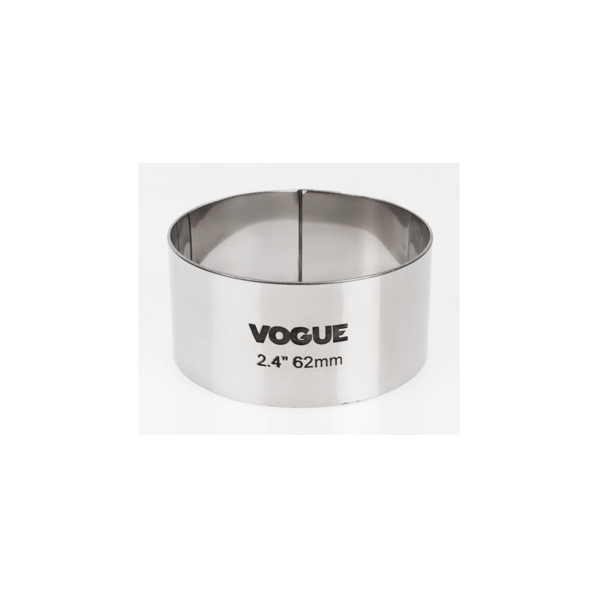 Vogue E060 Stainless Steel Mini Gateaux Mould 62 x 30mm