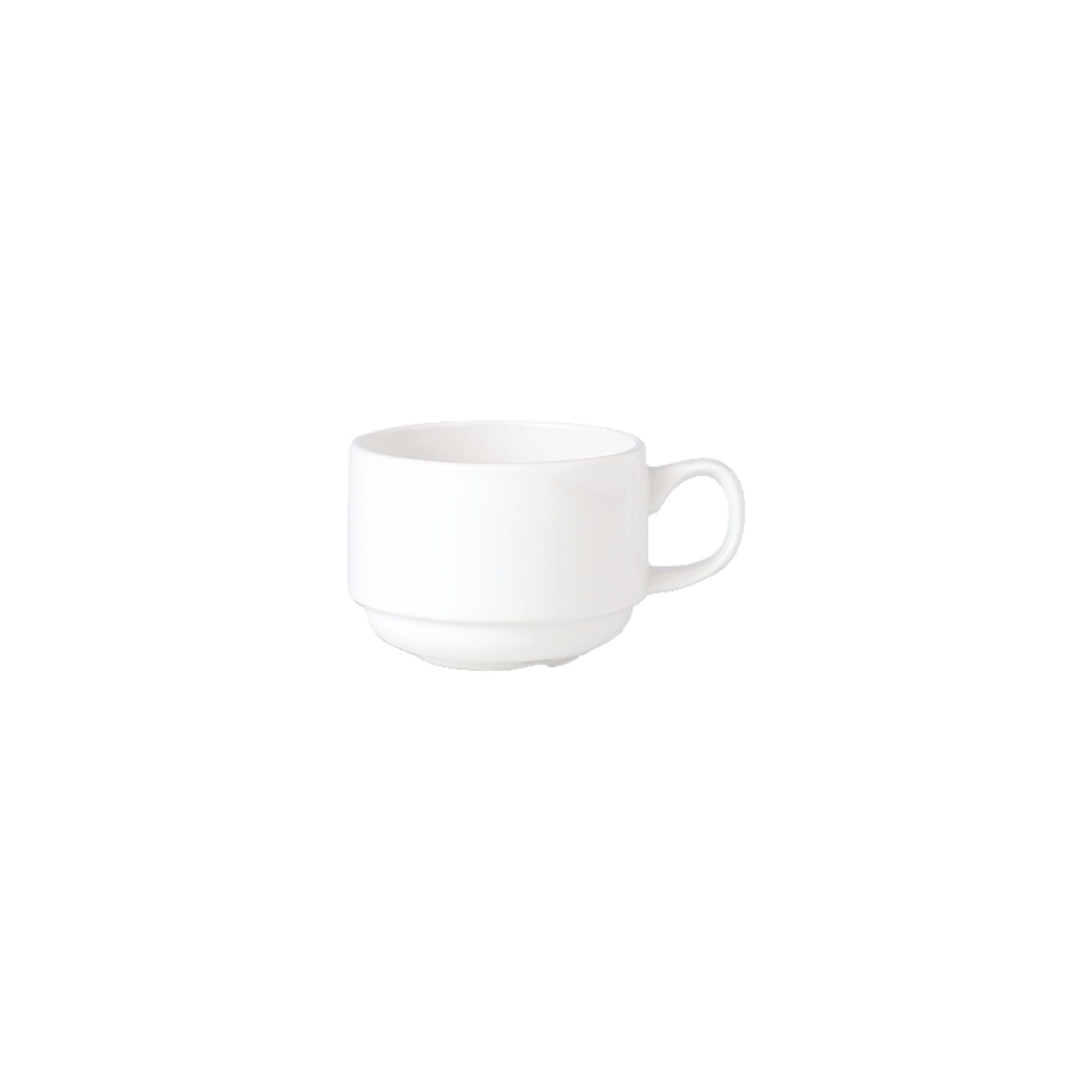 Steelite Simplicity White V0091 Stacking Slimline Cups 200ml (Pack of 36)
