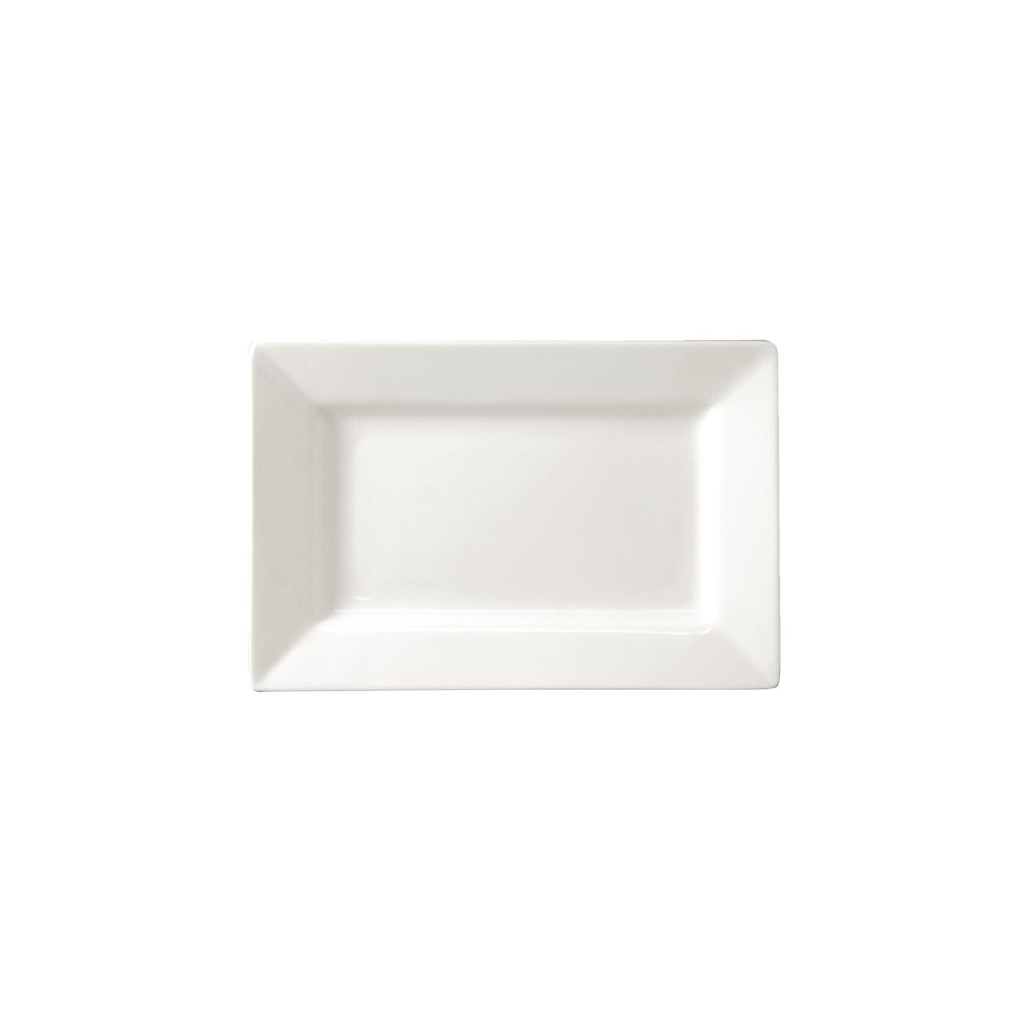 Olympia Lumina CD631 Wide Rim Rectangular Plates 310 x 175mm (Pack of 2)
