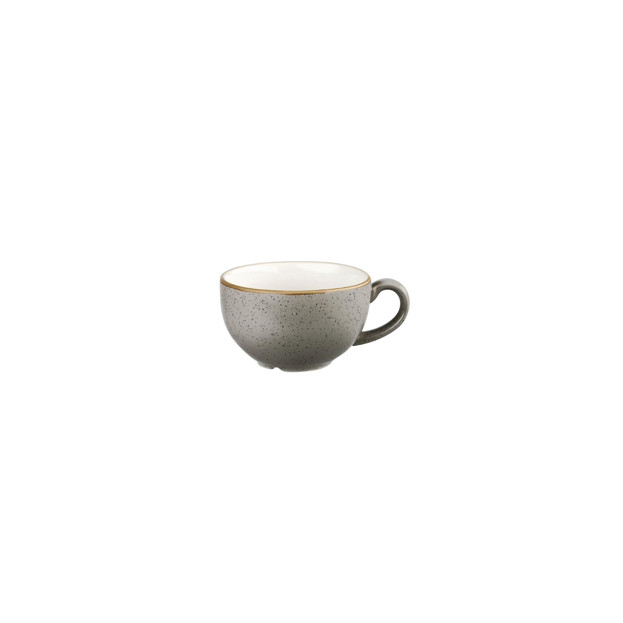 Churchill Stonecast DK565 Cappuccino Cups Peppercorn Grey 354ml (Pack of 12)