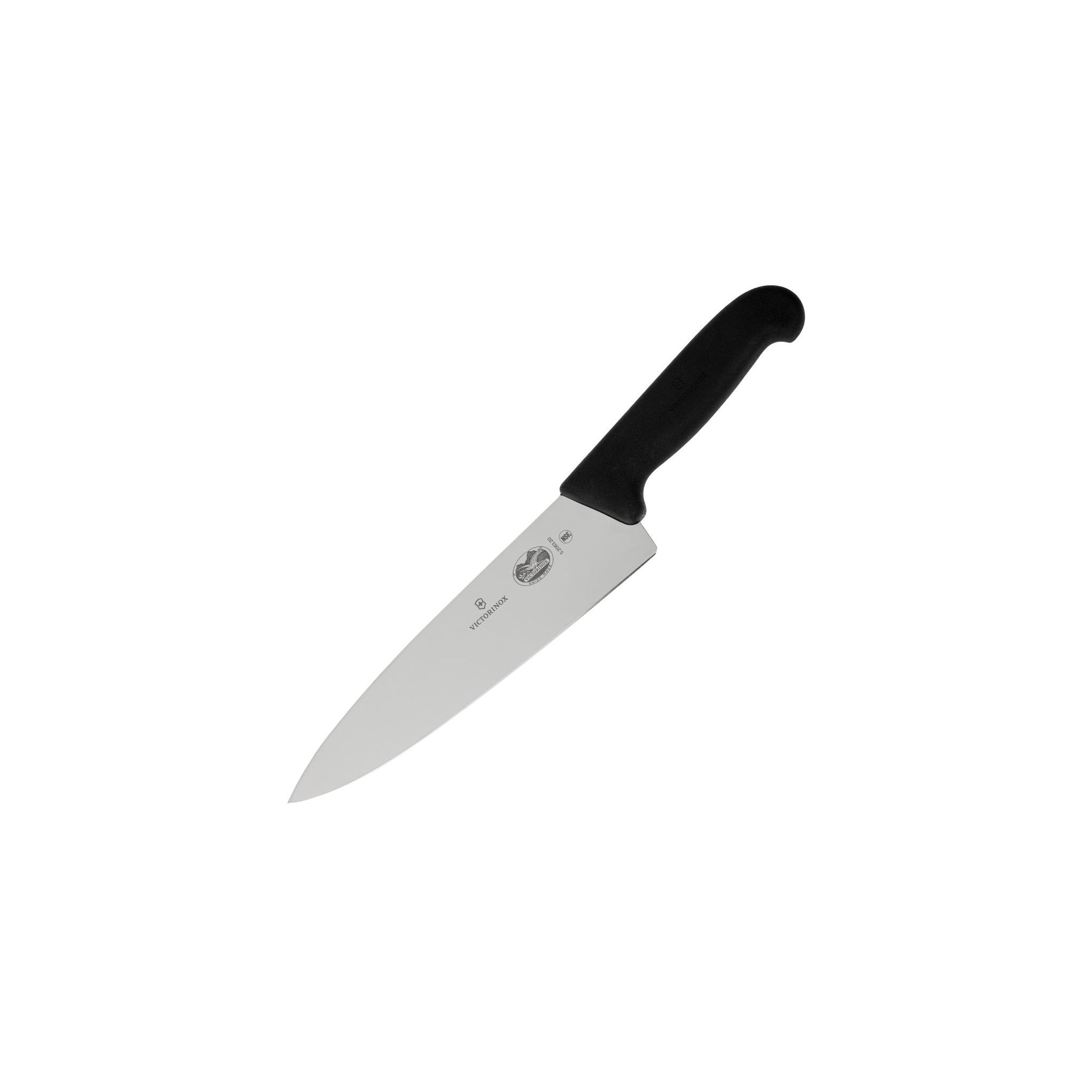 Victorinox C662 Fibrox Extra Broad Blade Carving Knife Black 8"