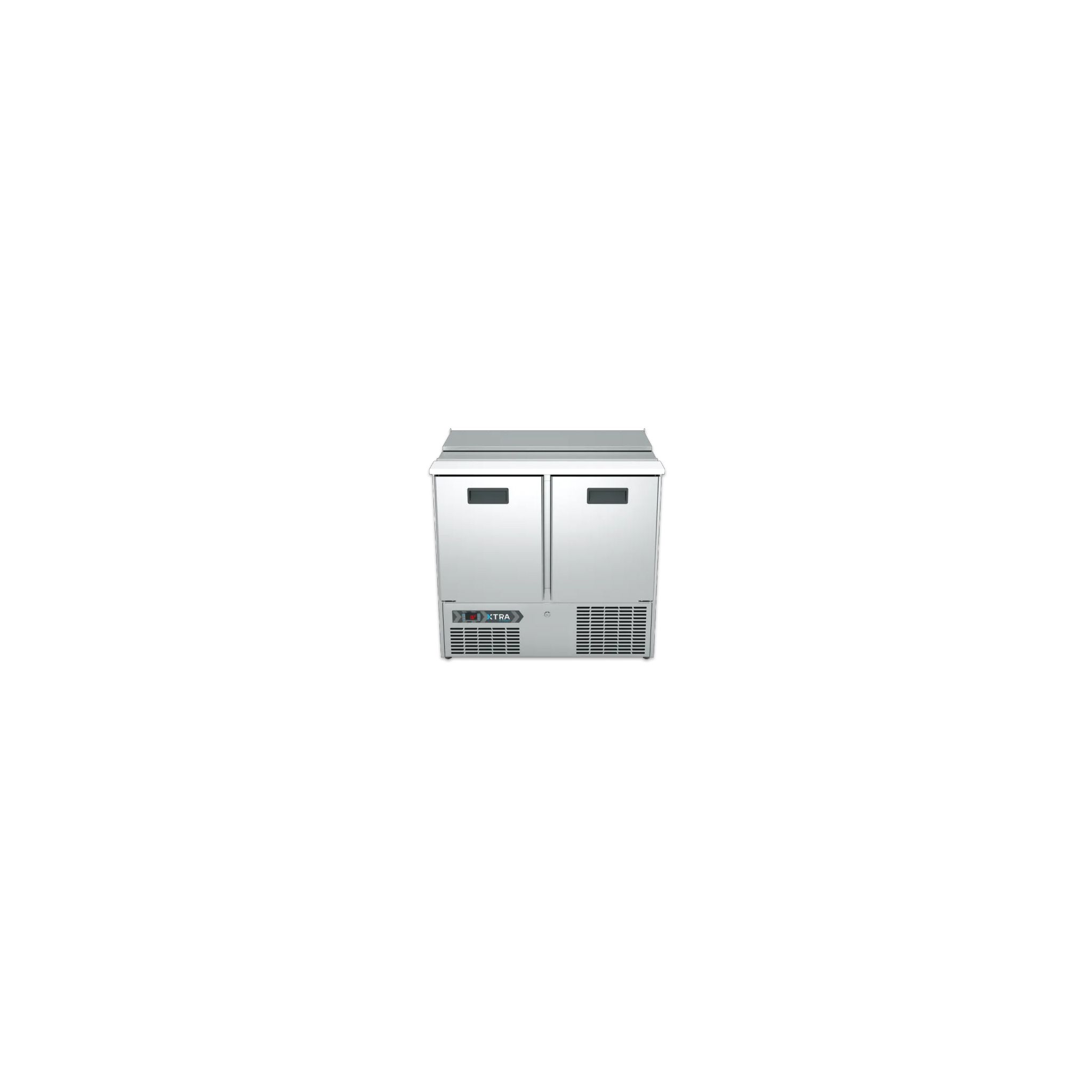 Foster Xtra XRS2H 258 Ltr 2 Door Stainless Steel Refrigerated Pizza / Saladette Prep Counter