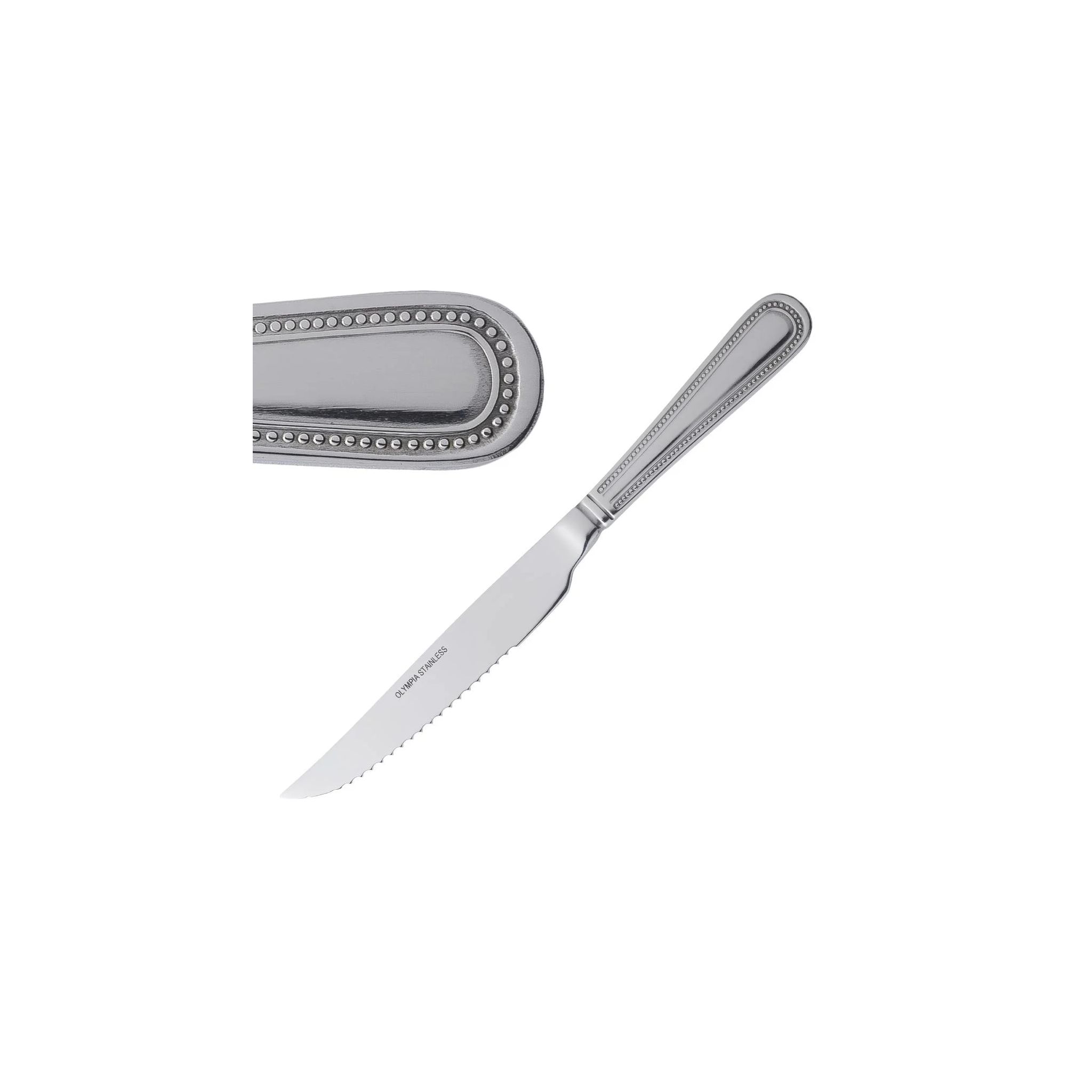Olympia Bead DL102 Steak Knives (Pack of 12)