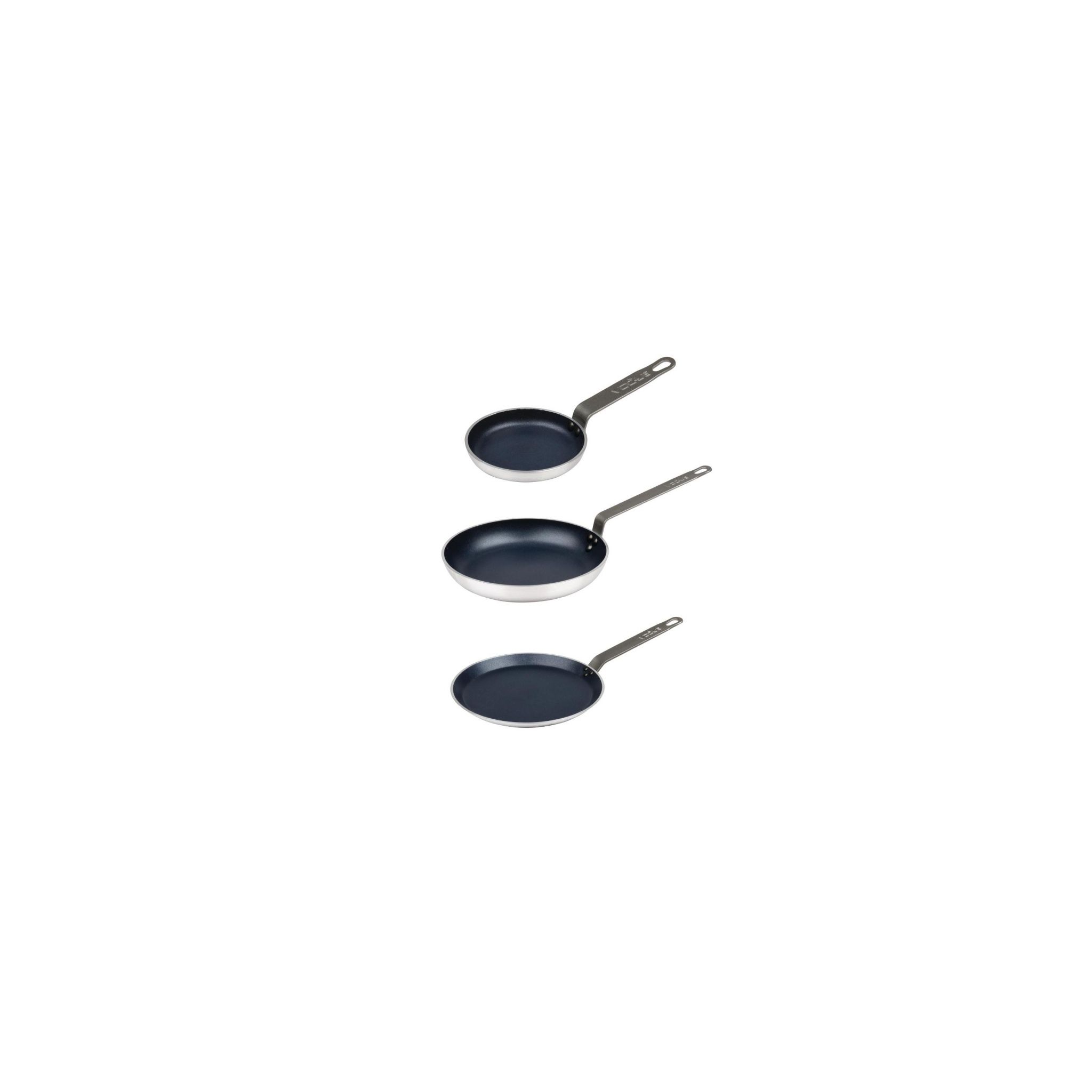 Vogue S205 Aluminium Non-Stick Frying Pans (Pack of 3)