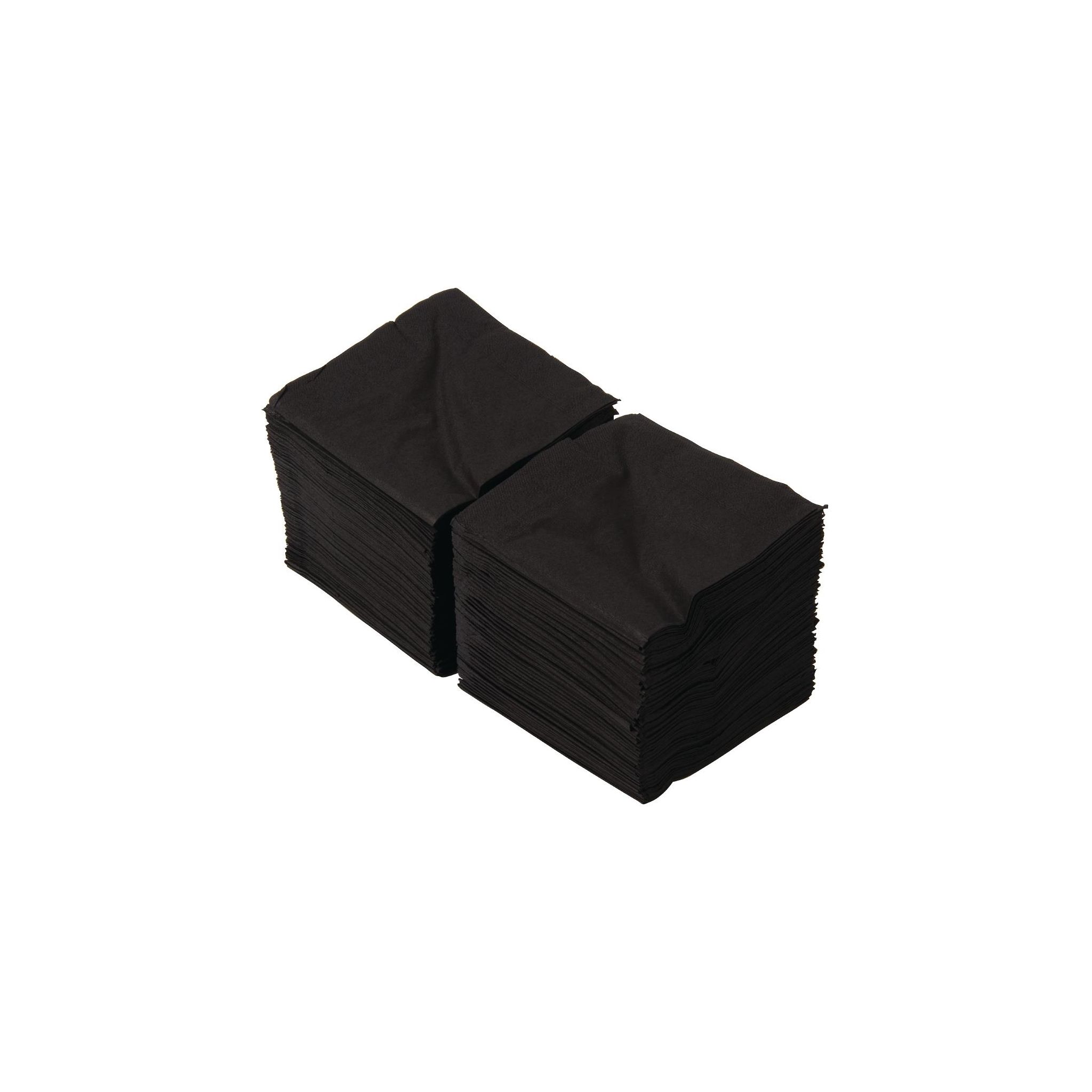 Fasana CB666 Cocktail Napkin Black 25x25cm 2ply 1/4 Fold (Pack of 2000)