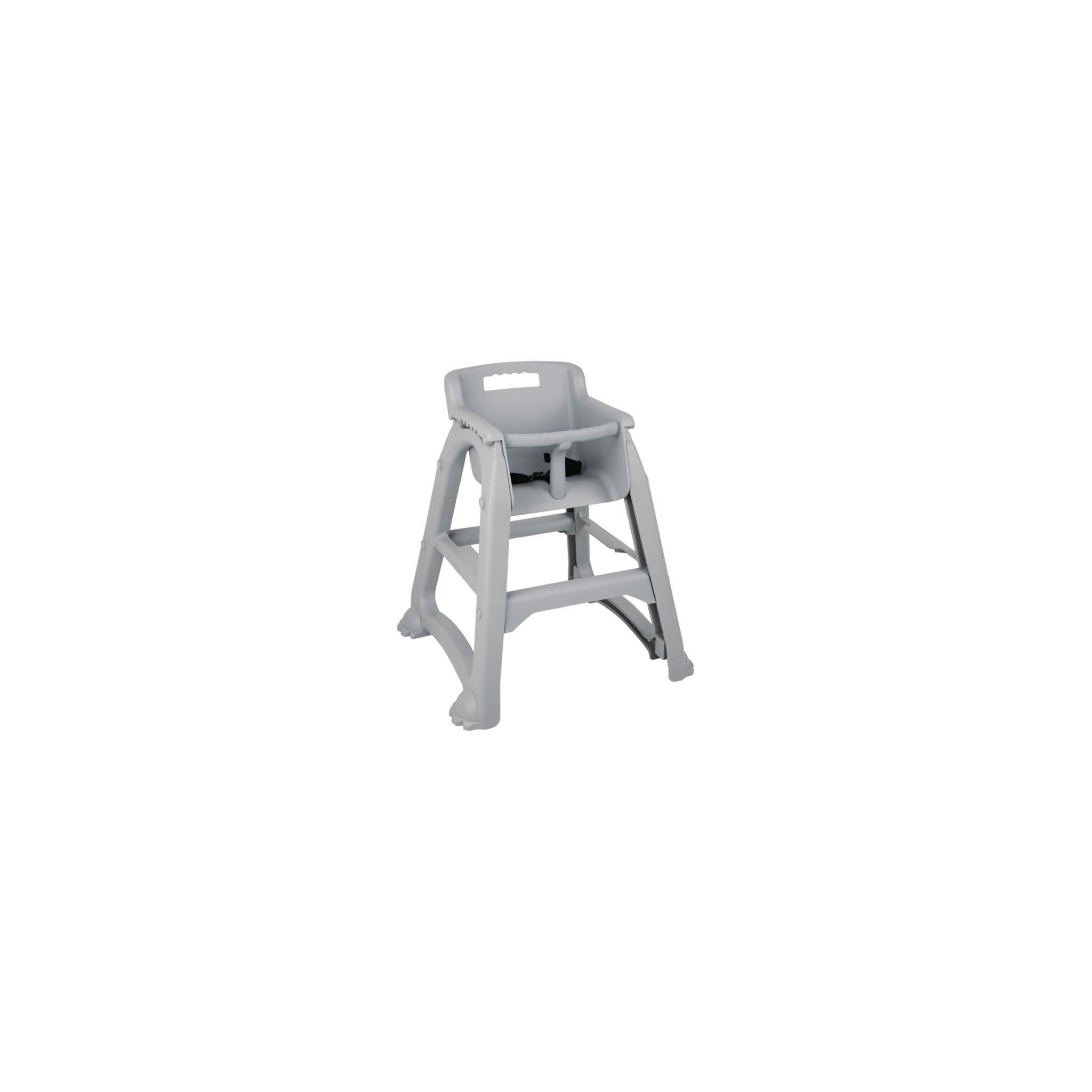 Bolero DA693 Plastic Stackable High Chair Grey