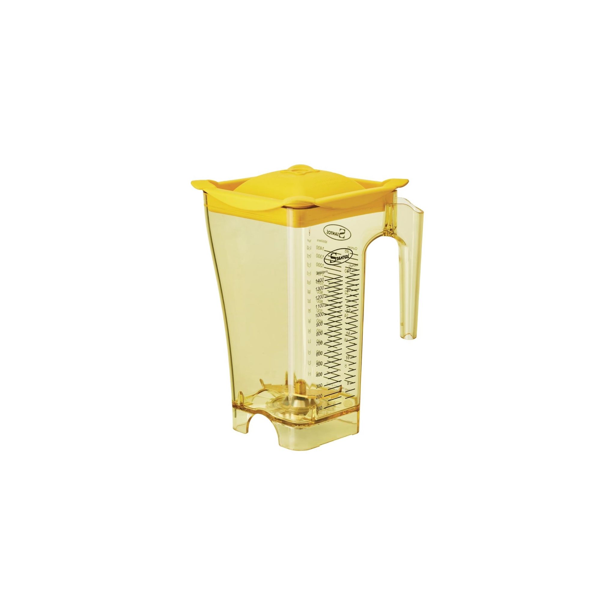 Santos 62100Y Yellow 2 Ltr Co Polyester Jug for No.62A Bar Blender