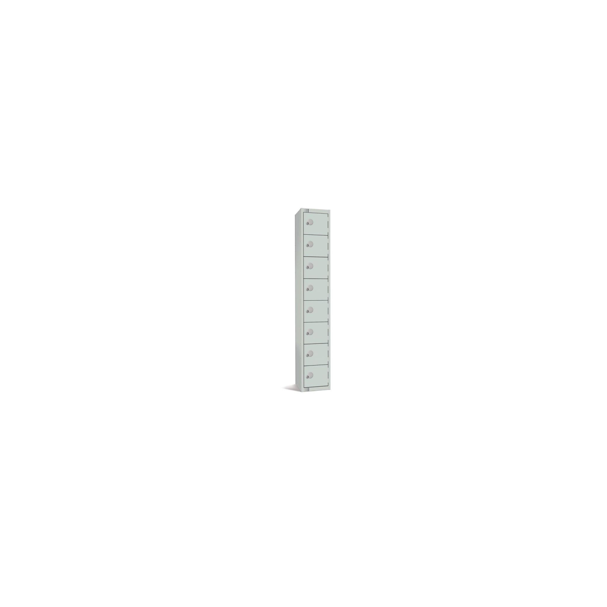Elite Lockers CE105-C Eight Door Camlock Locker Grey