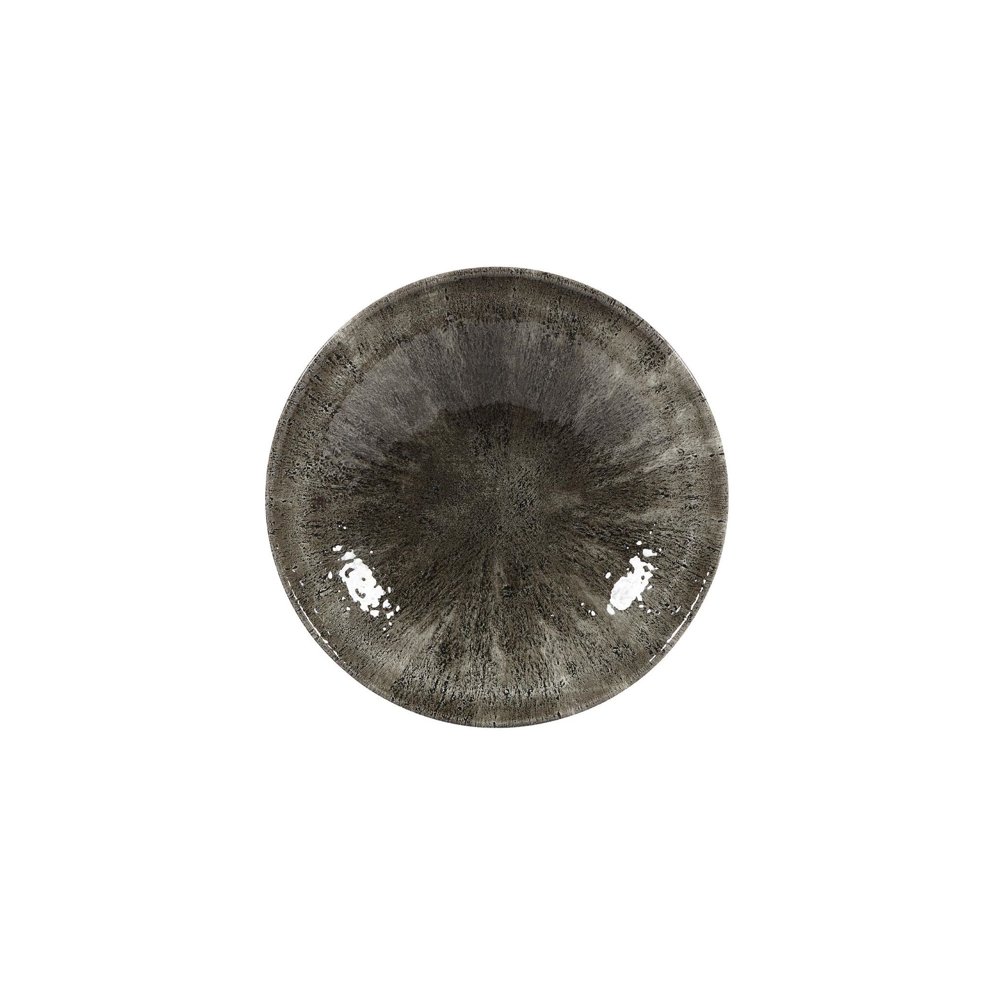 Churchill Evolve DY896 Stone Quartz Black Coupe Bowls 182mm (Pack of 12)