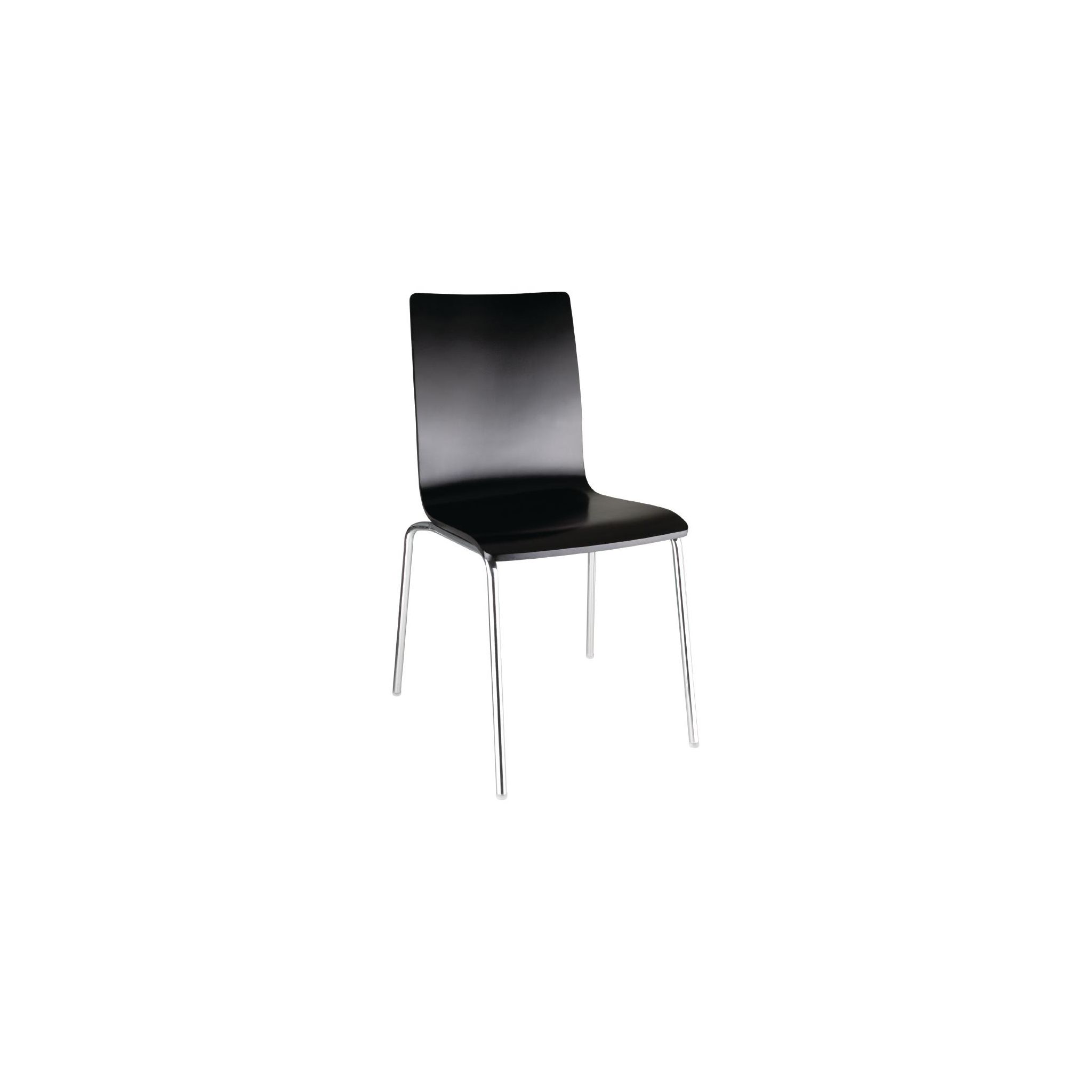 Bolero GR345 Black Square Back Side Chair (Pack of 4)