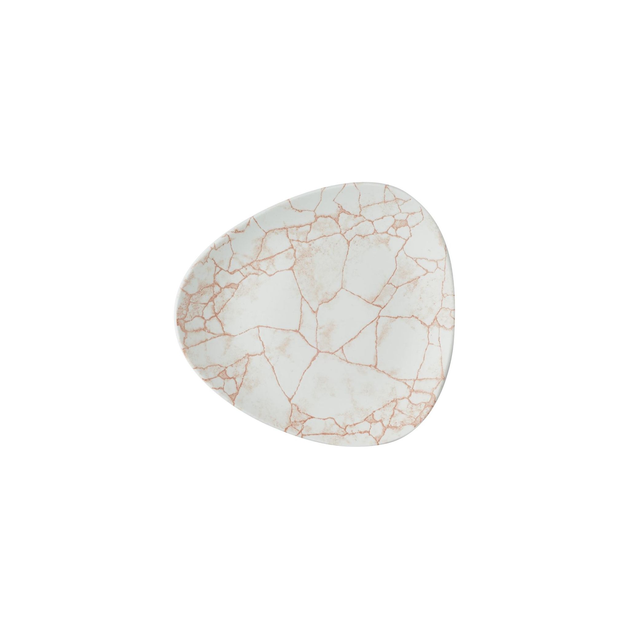Churchill Studio Prints Kintsugi CX684 Lotus Plates Coral 178mm (Pack of 12)