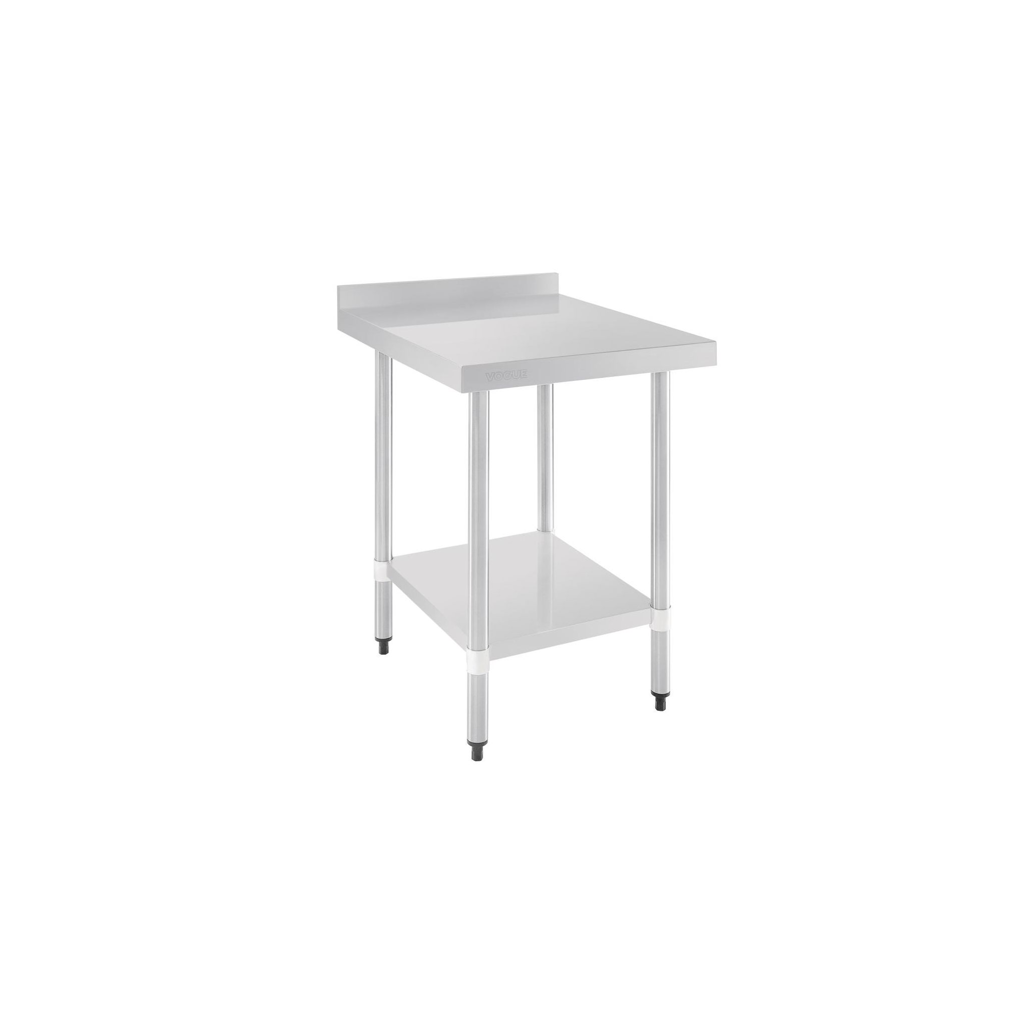 Vogue GJ505 600w x 700d mm Stainless Steel Wall Table with One Undershelf