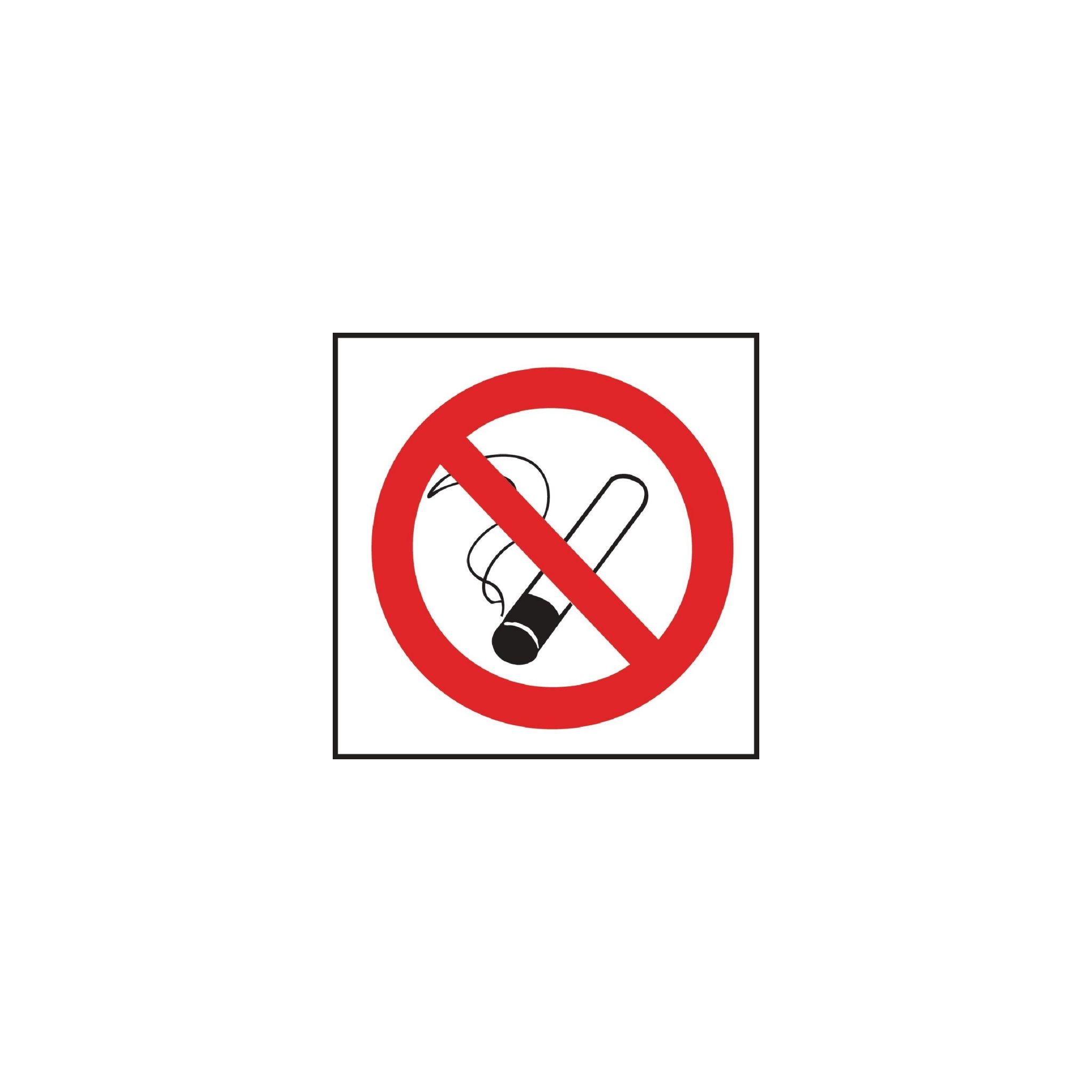 Vogue L964 No Smoking Symbol Sign