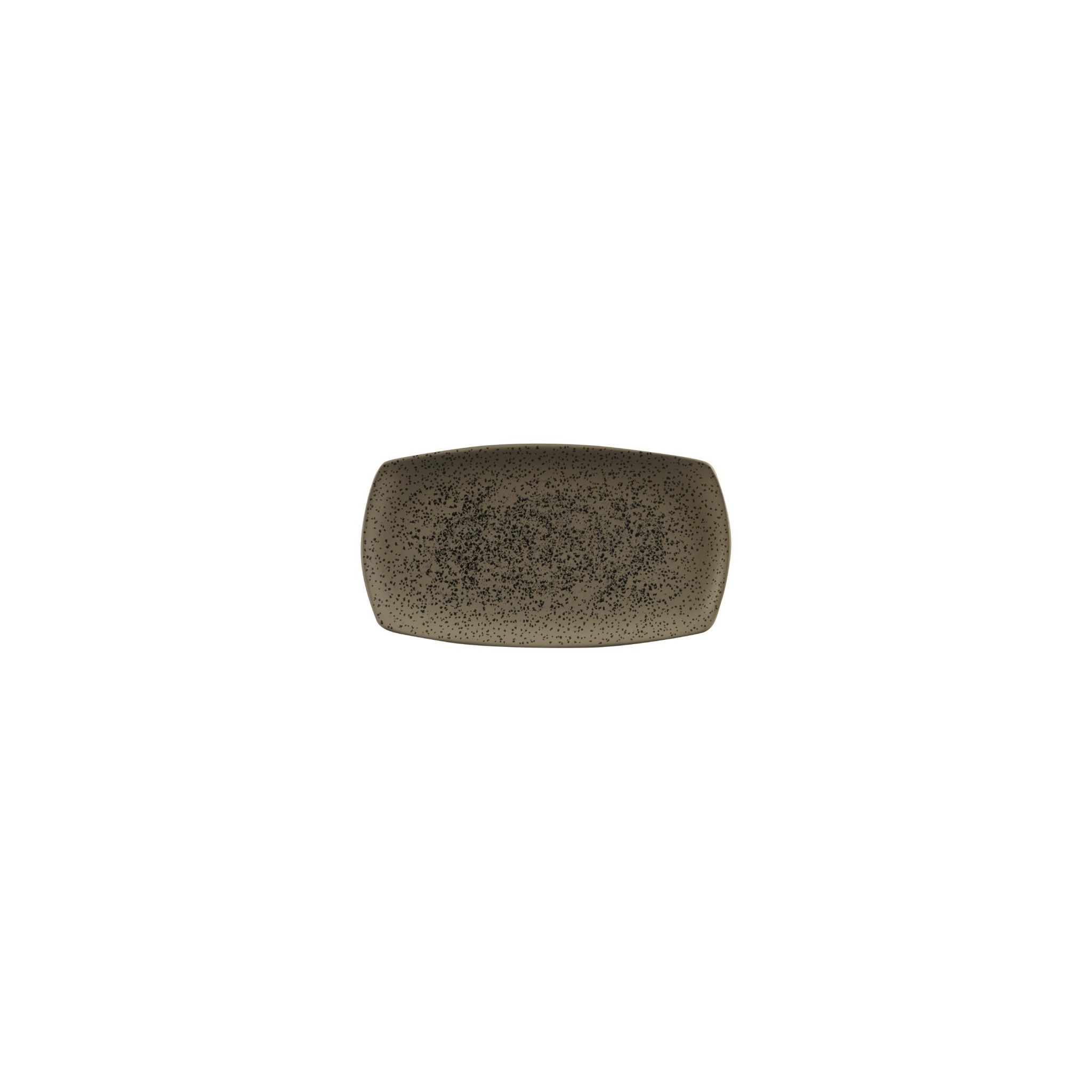 Churchill Art de Cuisine Menu Shades FC195 Rectangular Plates Caldera Flint Grey 355mm (Pack of 6)