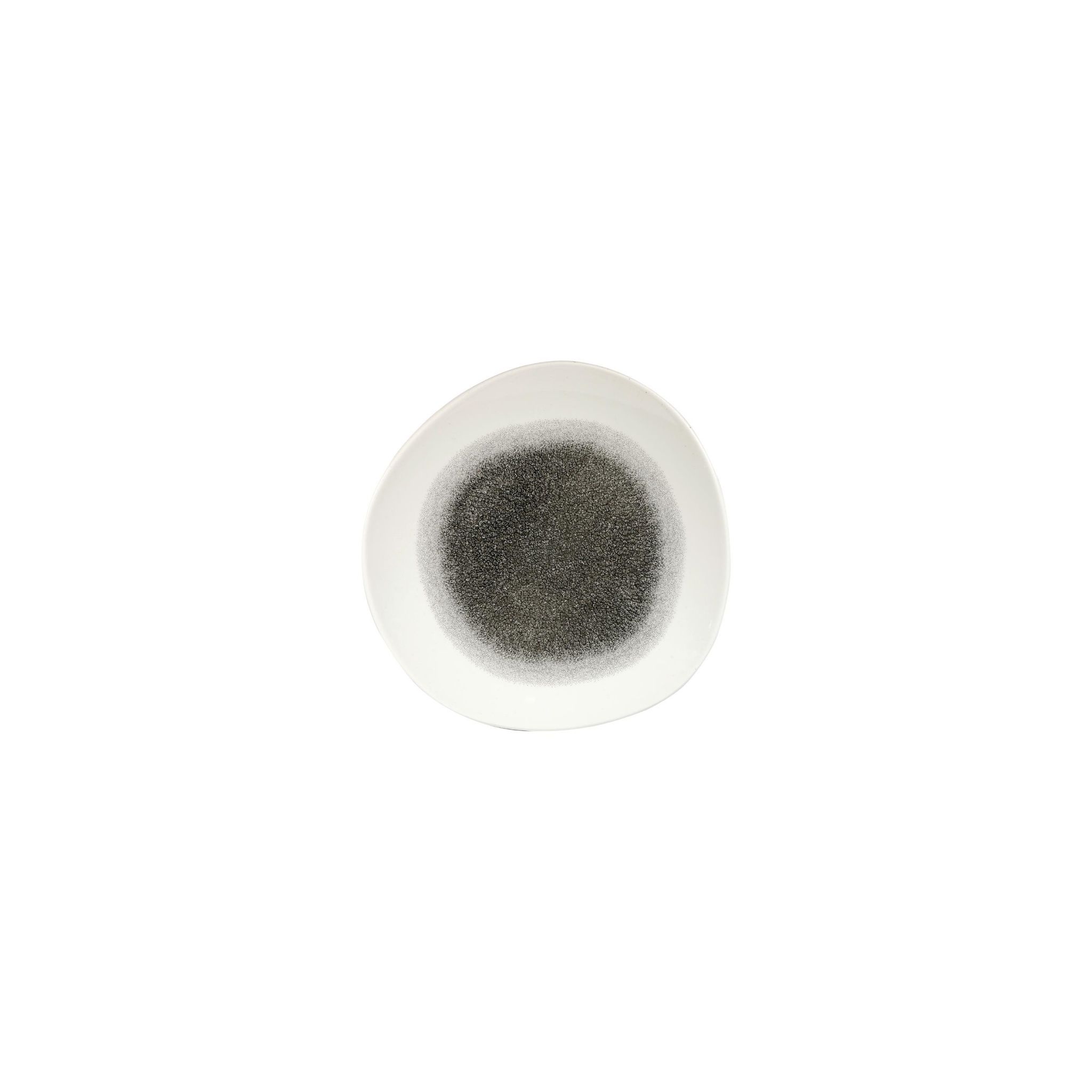 Churchill Studio Prints Raku DY216 Round Trace Plates Quartz Black 286mm (Pack of 12)