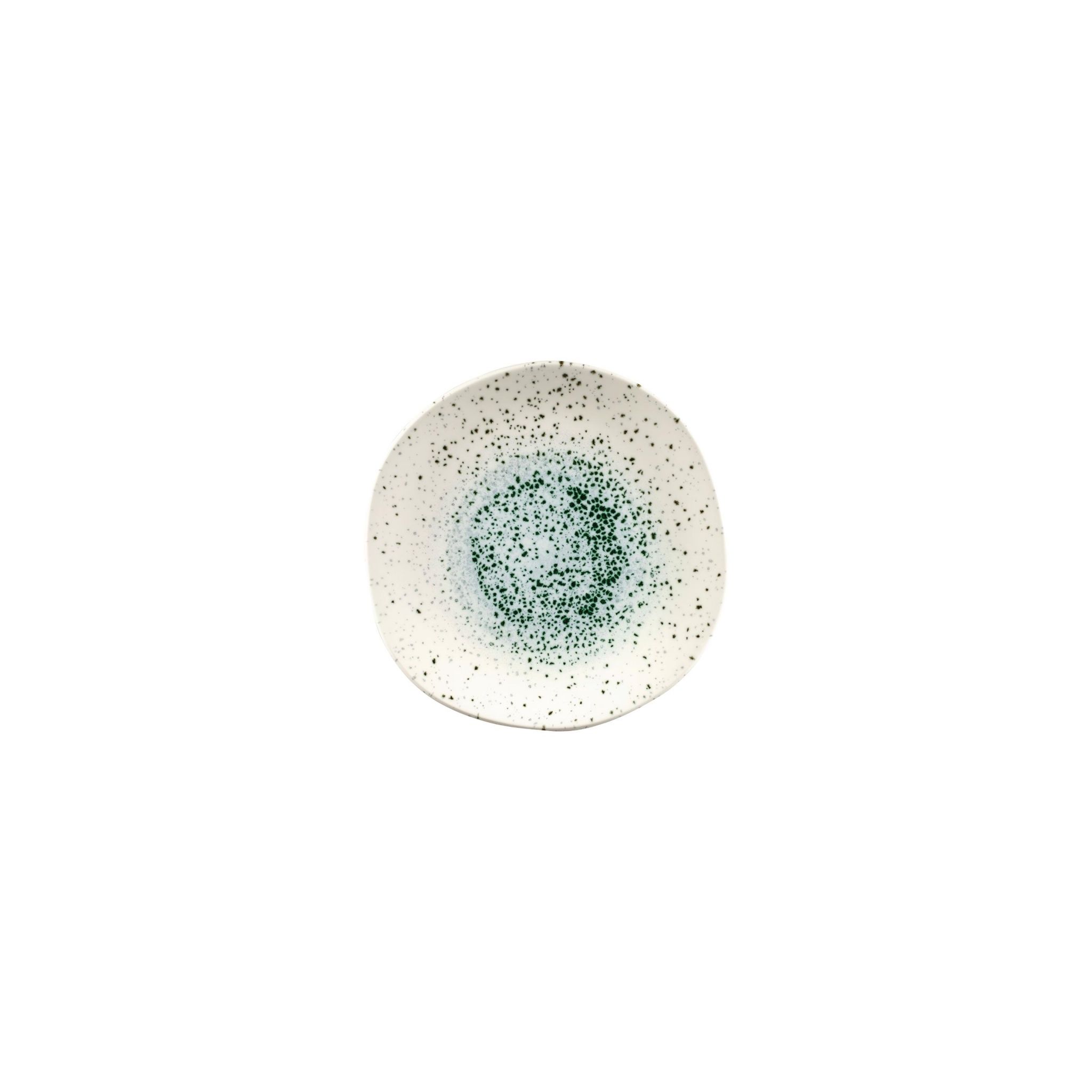 Churchill Studio Prints Mineral FC121 Green Centre Organic Round Plates 264mm (Pack of 12)