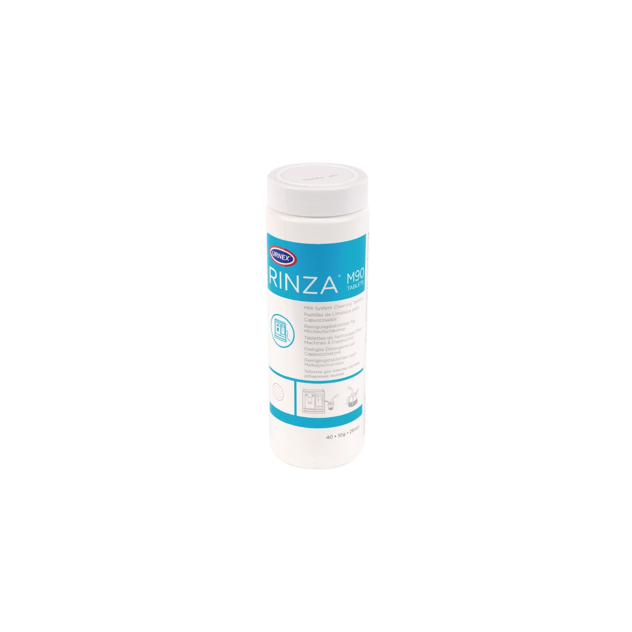 Urnex Rinza CX502 M90 Milk Frother Cleaner Tablets 10g (Pack of 40 Tablets)
