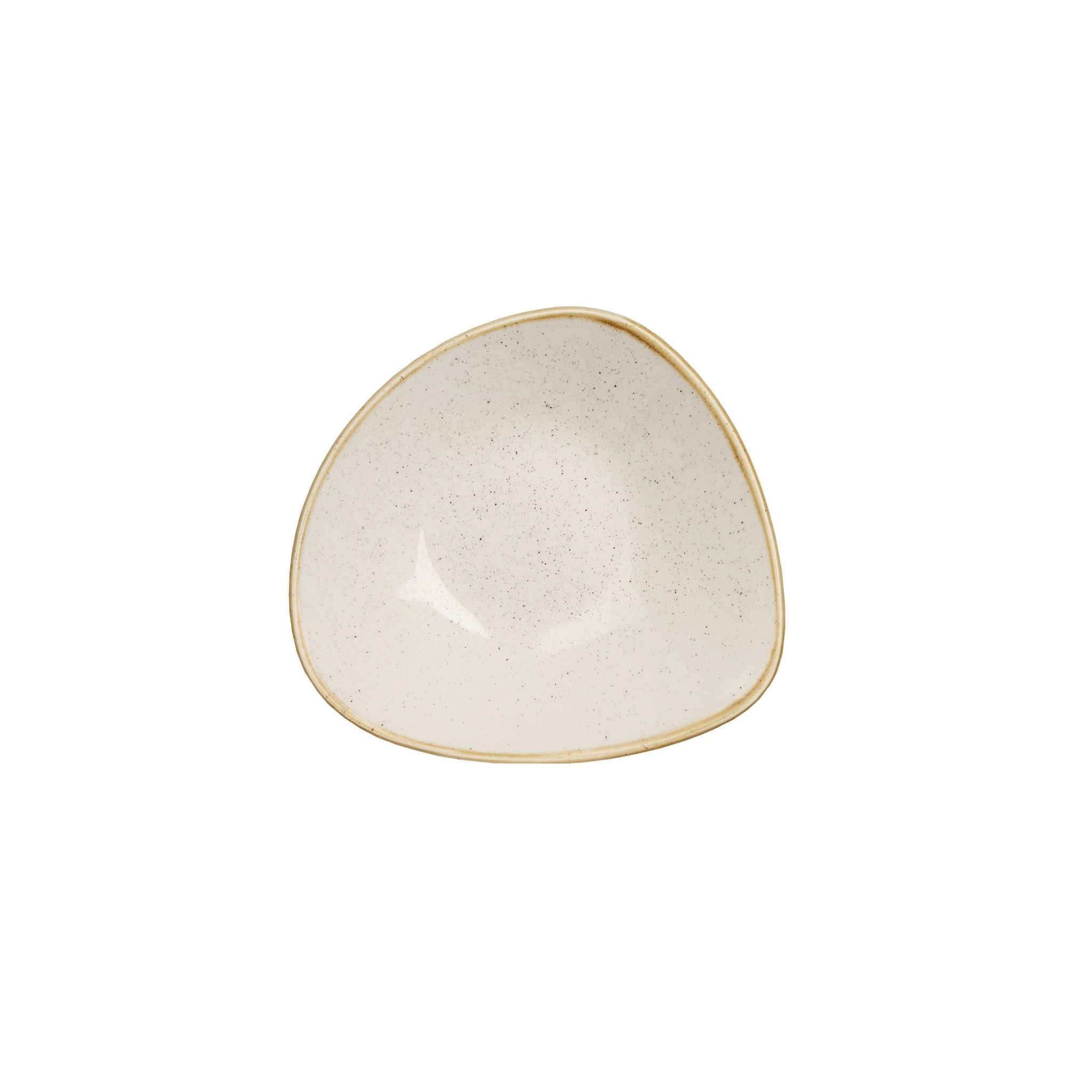 Churchill Stonecast DK525 Triangle Bowls Barley White 228mm (Pack of 12)