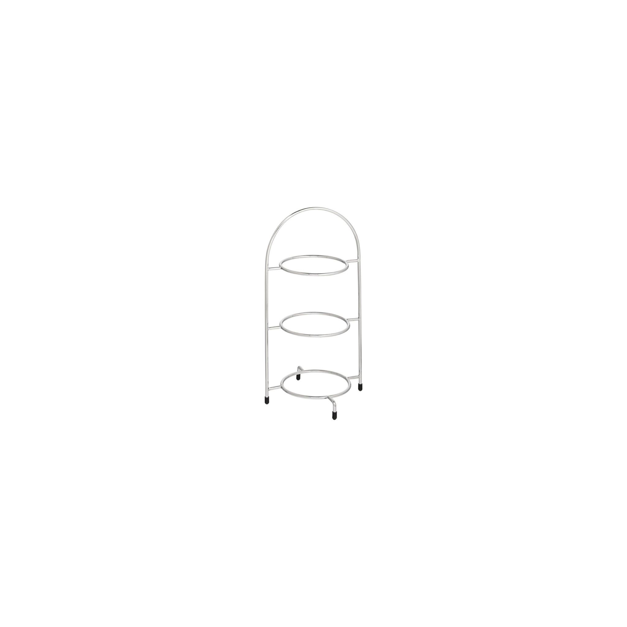 Utopia DY296 Chrome Three Tier Cake Stand 200mm