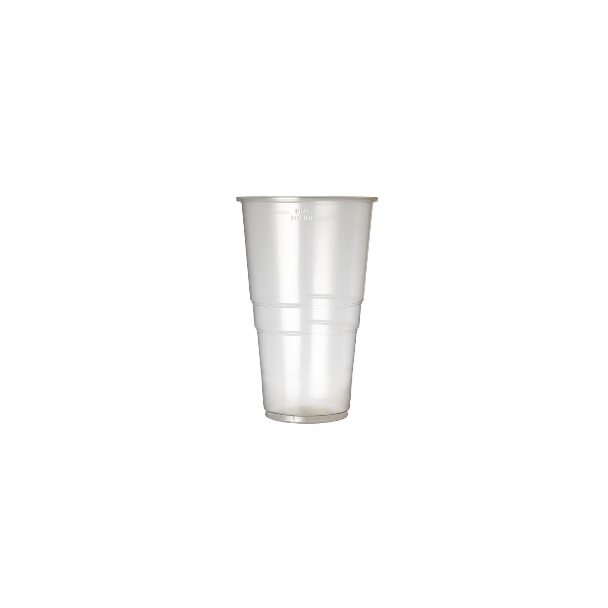 eGreen Flexy-Glass U384 Recyclable Pint To Line UKCA CE Marked 568ml (Pack of 1000)