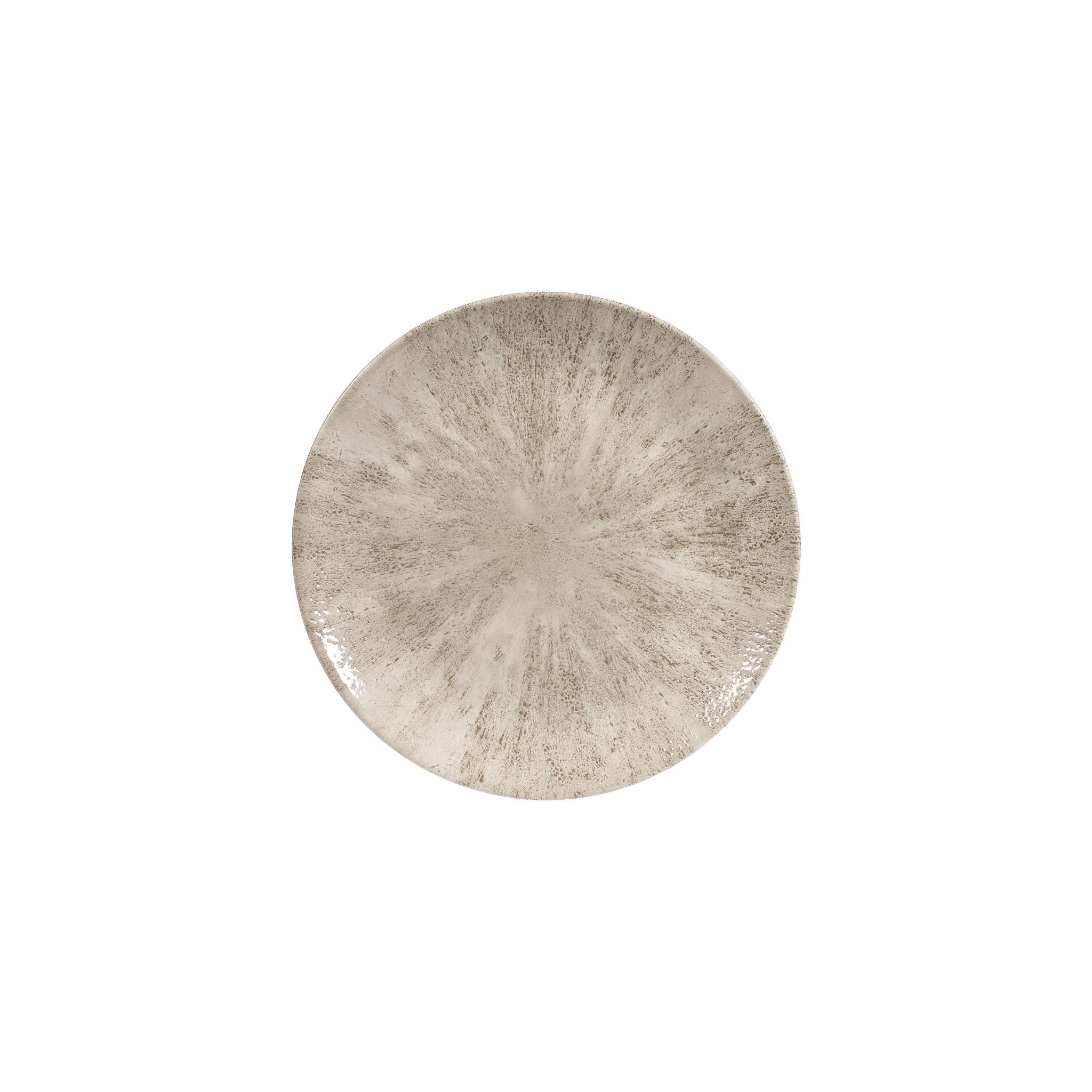 Churchill Studio Prints Stone DW791 Coupe Plates Agate Grey 260mm (Pack of 12)