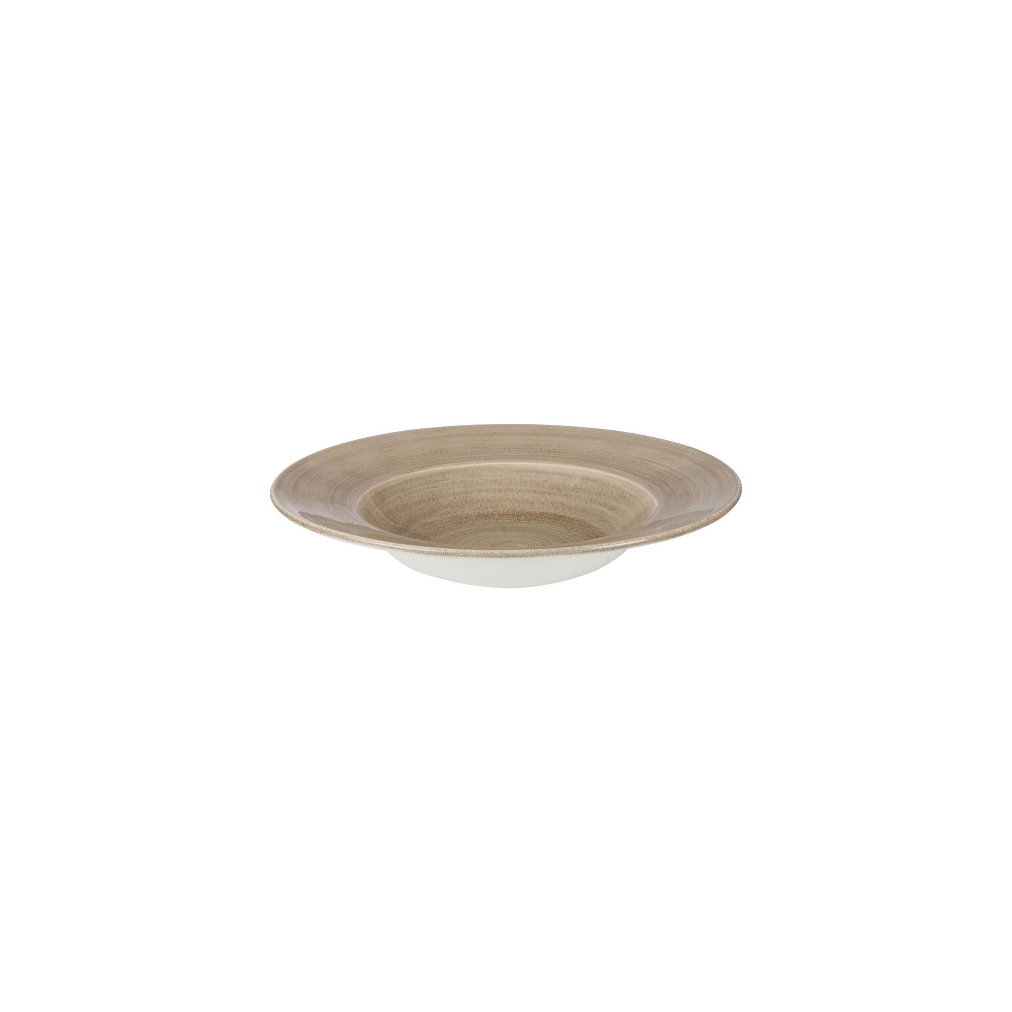 Churchill Stonecast Patina HC799 Antique Round Wide Rim Bowls Taupe 280mm (Pack of 12)