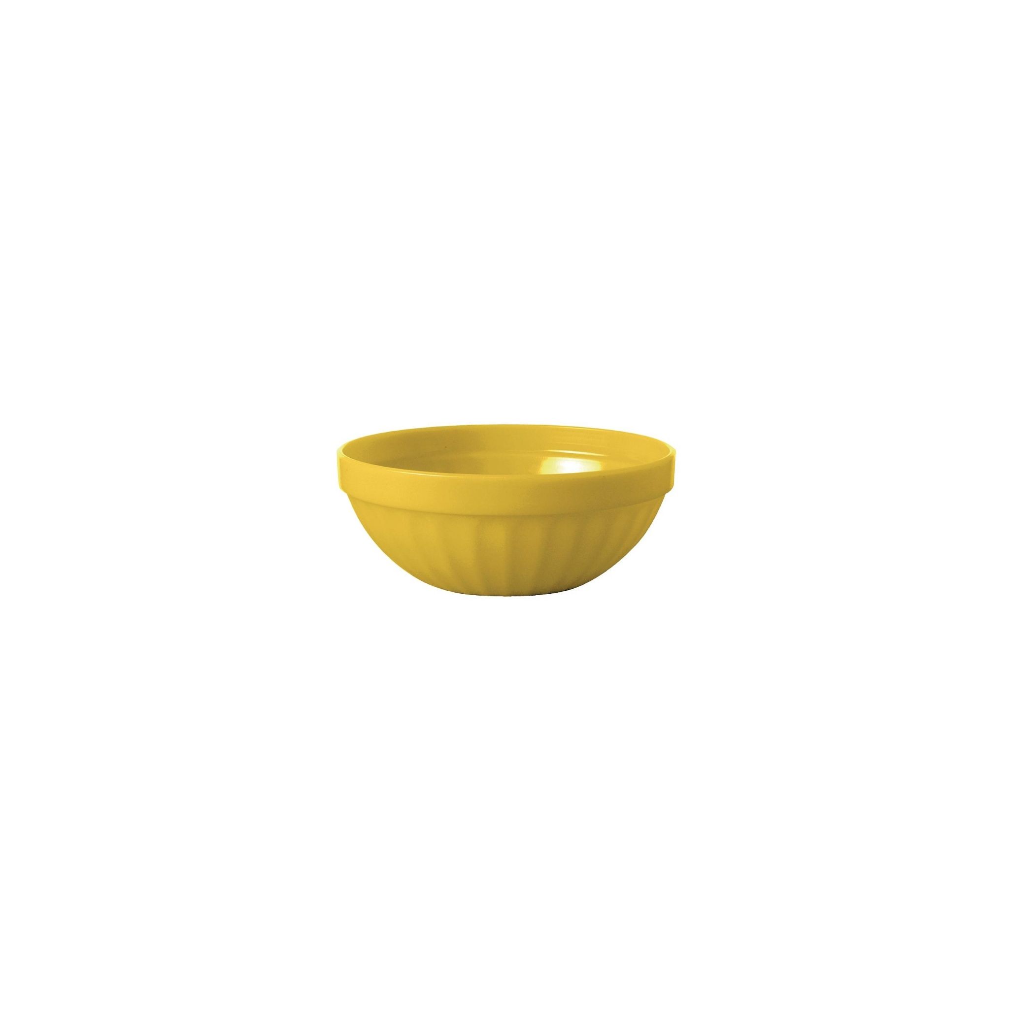 Olympia Kristallon CE274 Polycarbonate Bowls Yellow 103mm (Pack of 12)