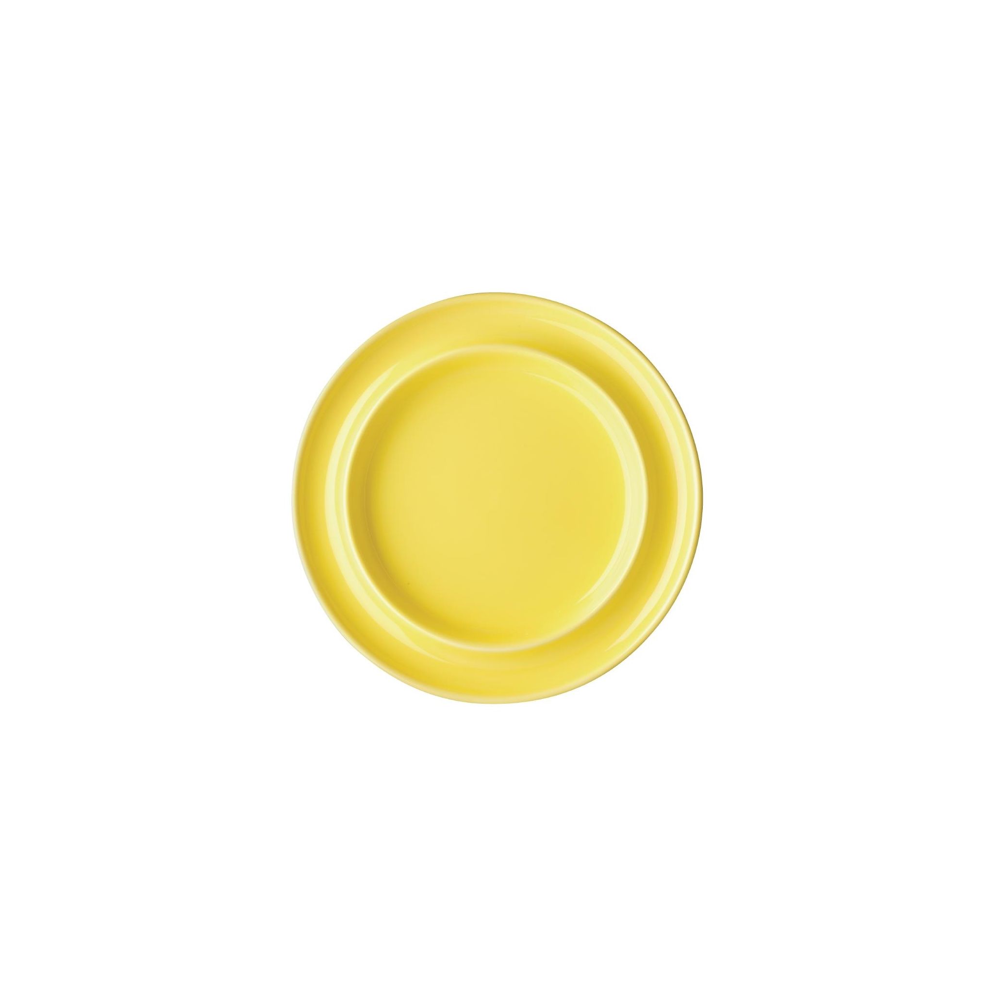 Olympia Kristallon Heritage DW146 Raised Rim Plates Yellow 203mm (Pack of 4)